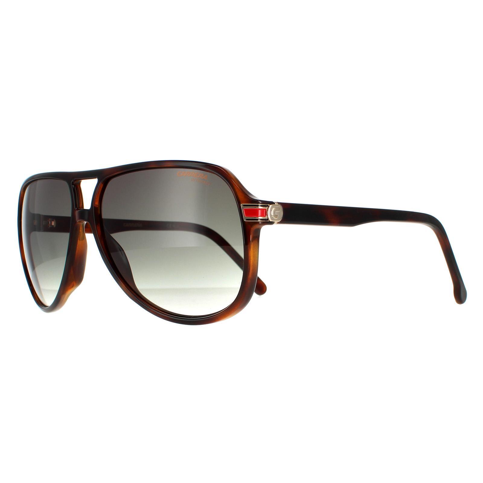 Carrera Aviator Unisex Havana Green Gradient Sunglasses 2/4