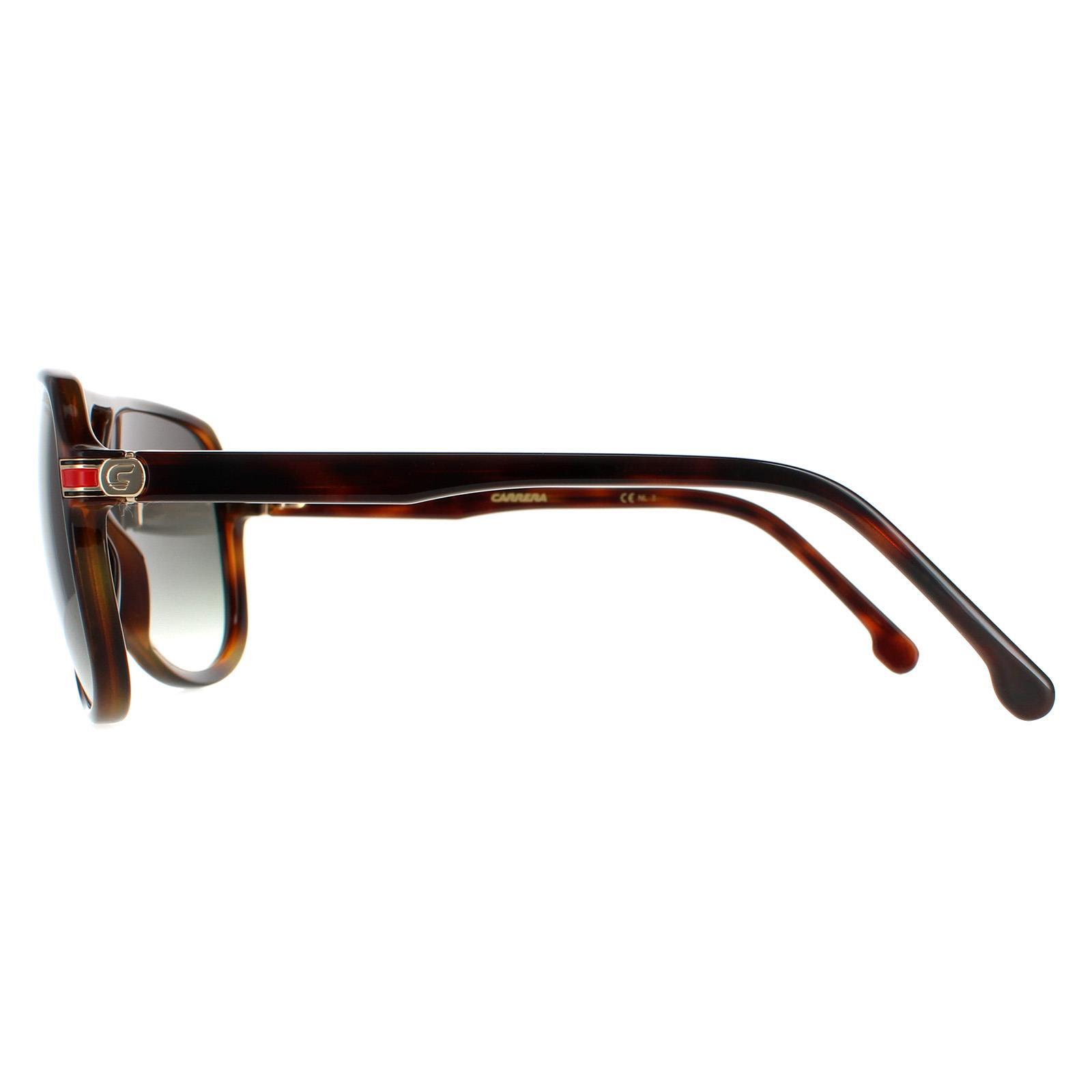 Carrera Aviator Unisex Havana Green Gradient Sunglasses 3/4