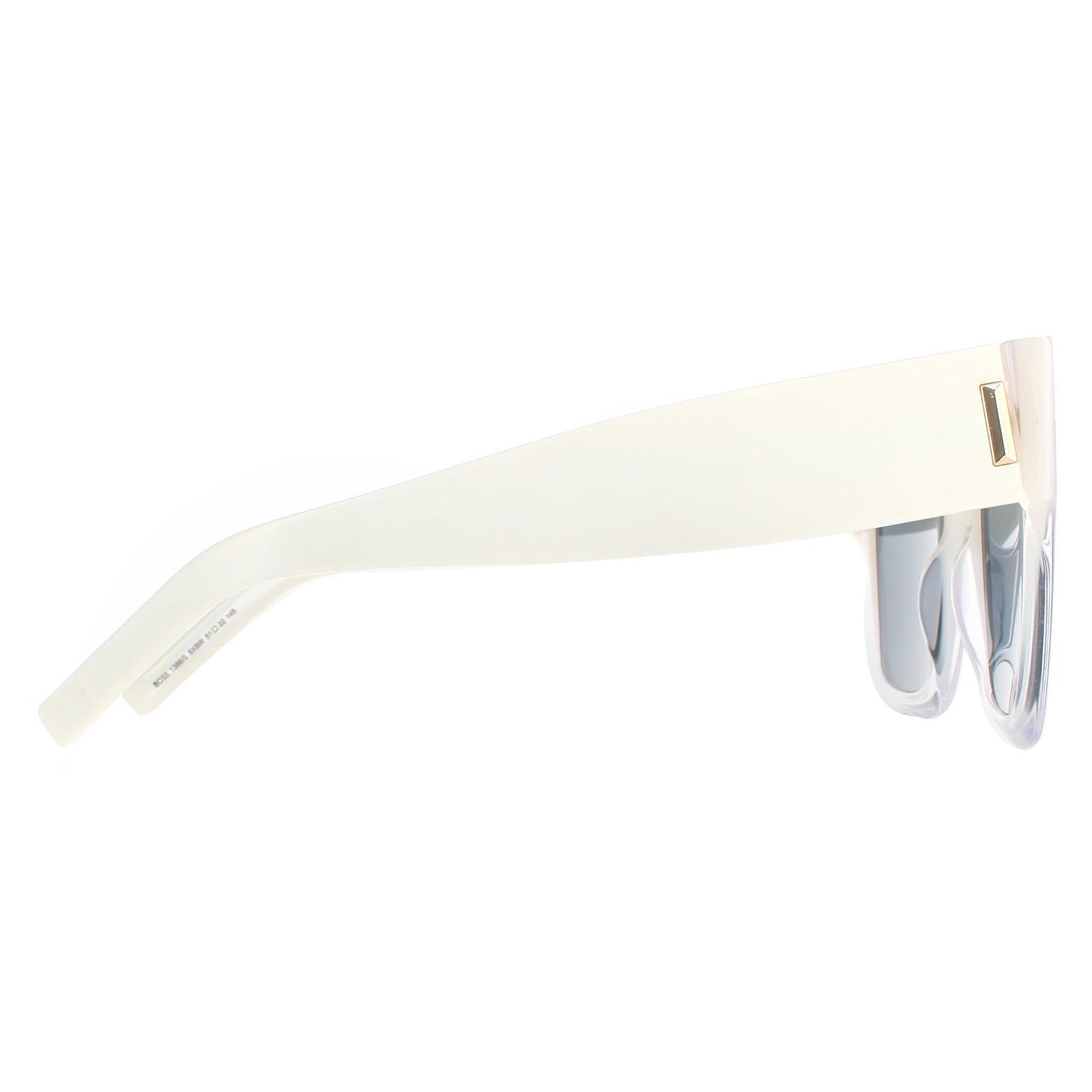 Hugo Boss Square Womens Shaded Ivory Grey Sunglasses 4/4