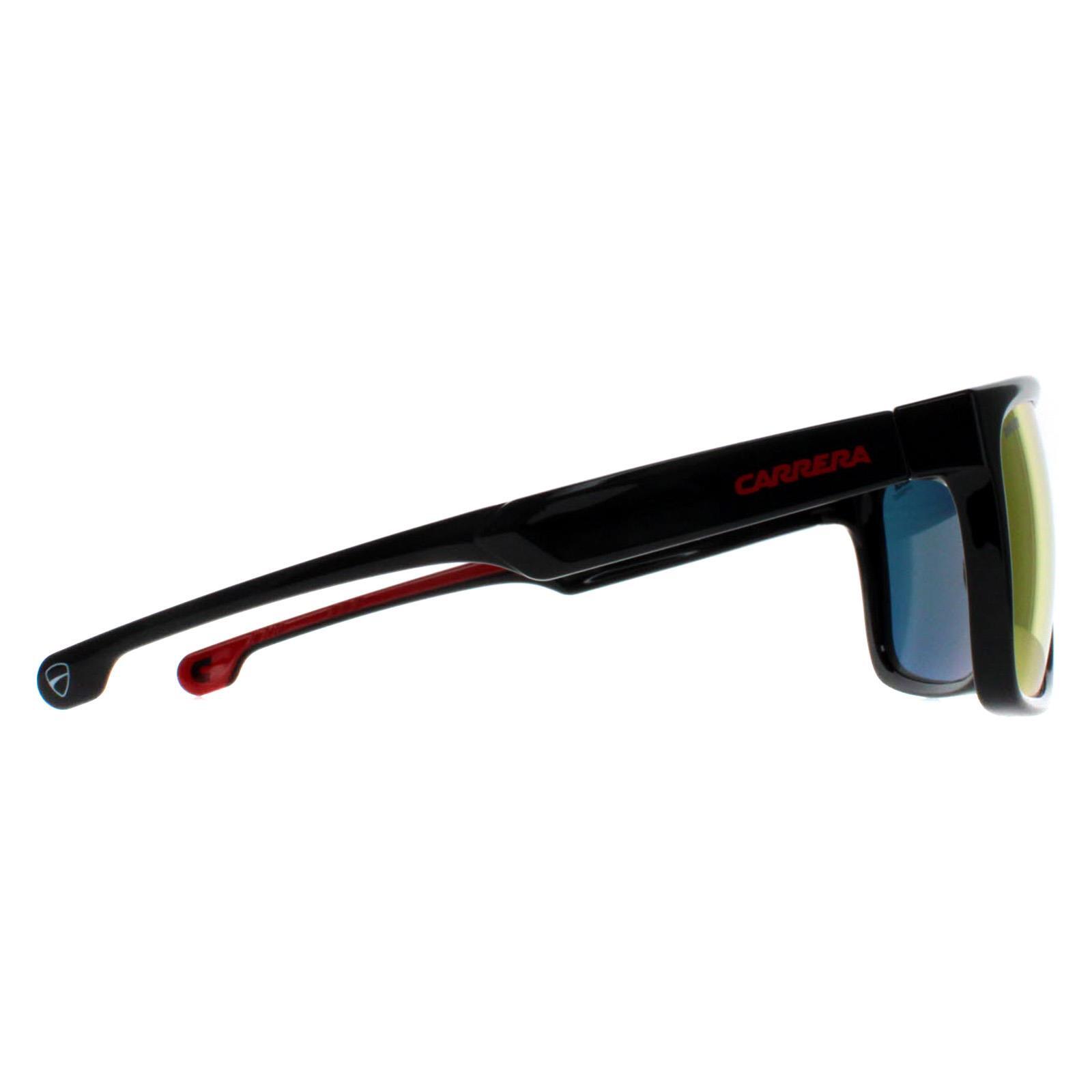 Carrera Rectangle Mens Black and Red Red Multilayer Mirror Ducati CARDUC 001/S 4/4