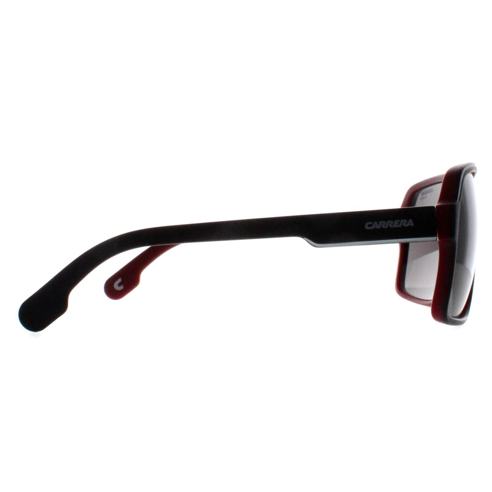 Carrera Aviator Unisex Black Silver Red Grey Polarized Sunglasses 4/4