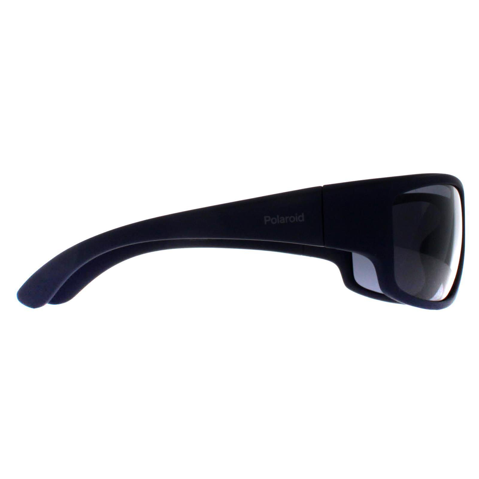 Polaroid Wrap Unisex Matte Blue Grey Blue Polarized PLD 7005/S 4/4