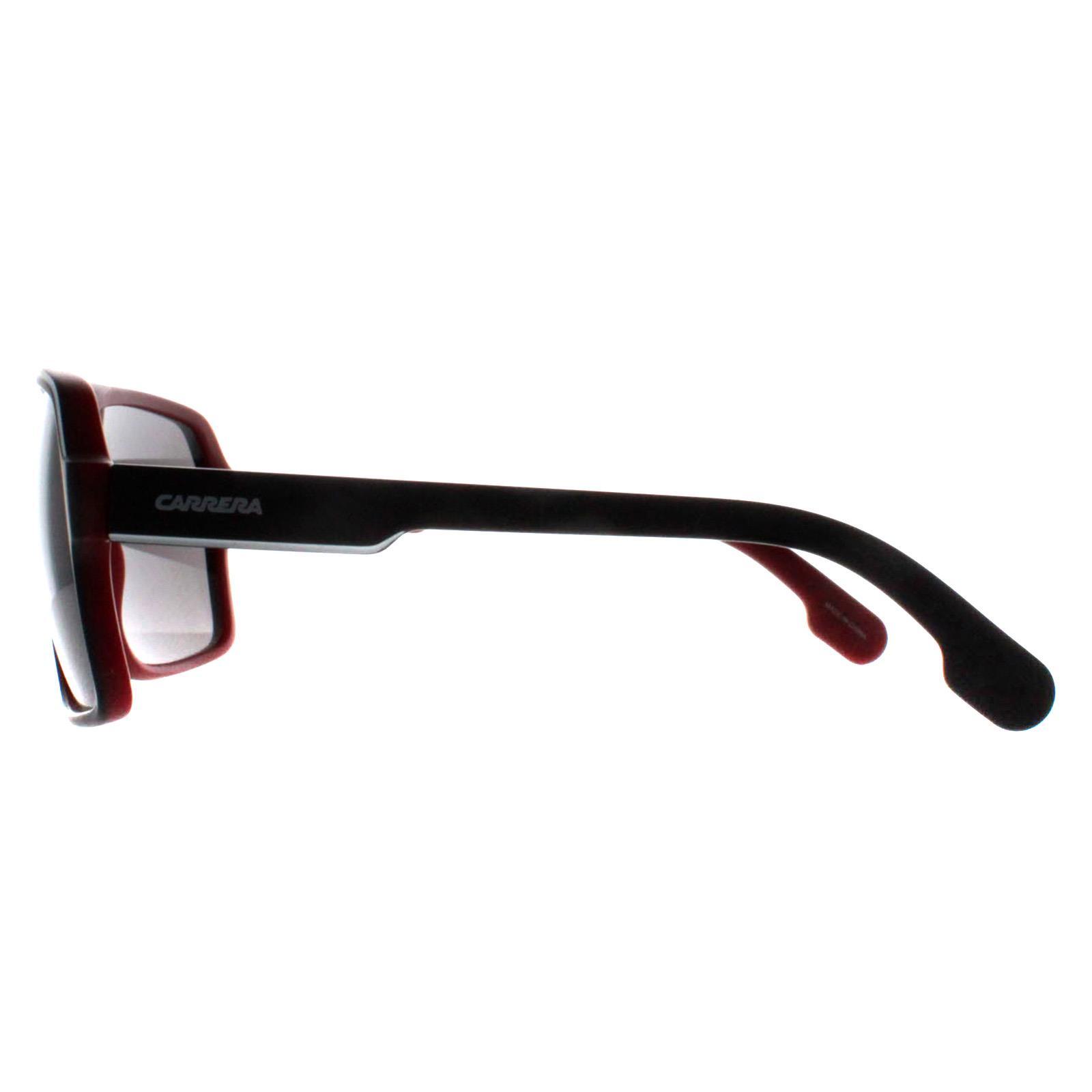 Carrera Aviator Unisex Black Silver Red Grey Polarized Sunglasses 3/4
