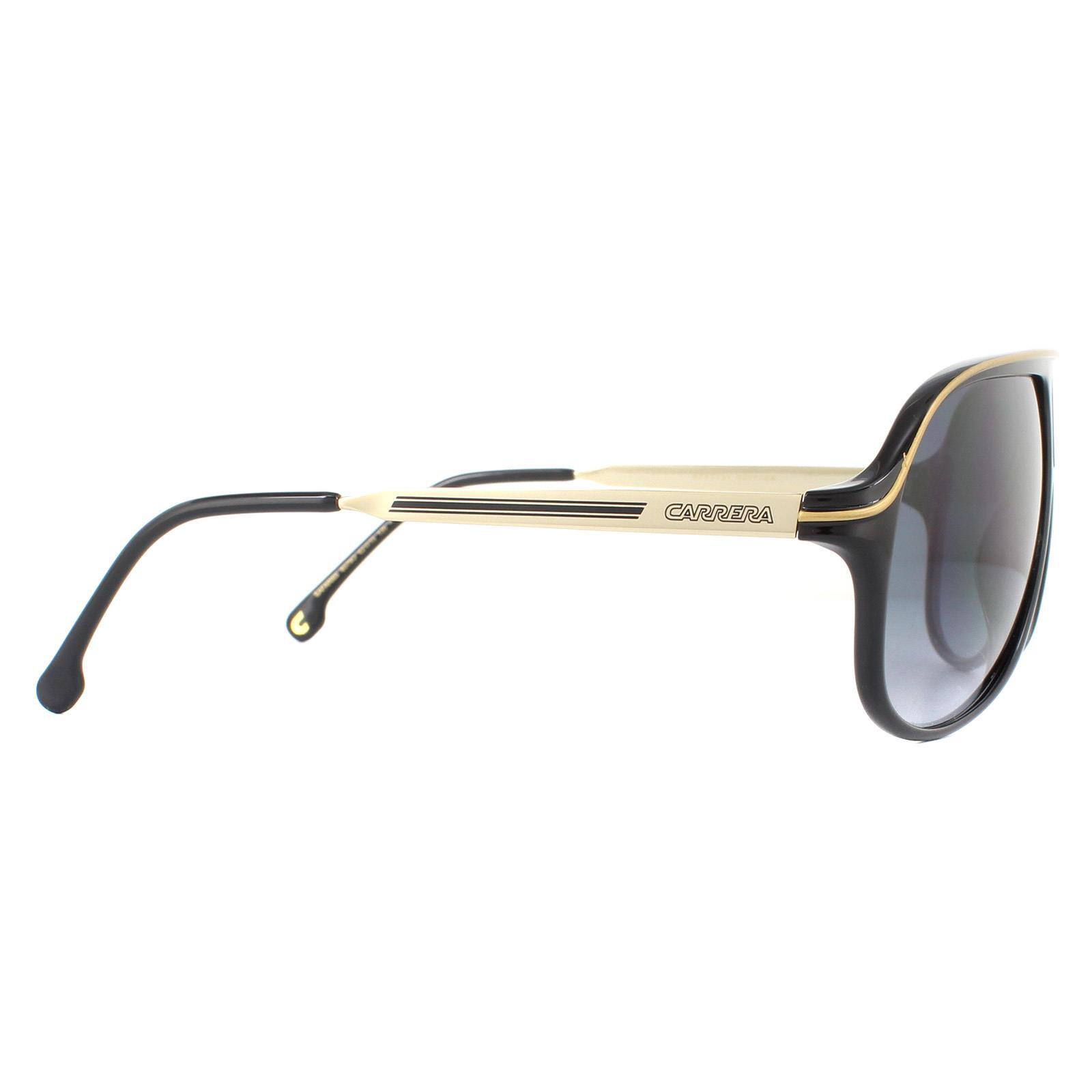 Carrera Aviator Unisex Black Dark Grey Gradient Sunglasses 4/4