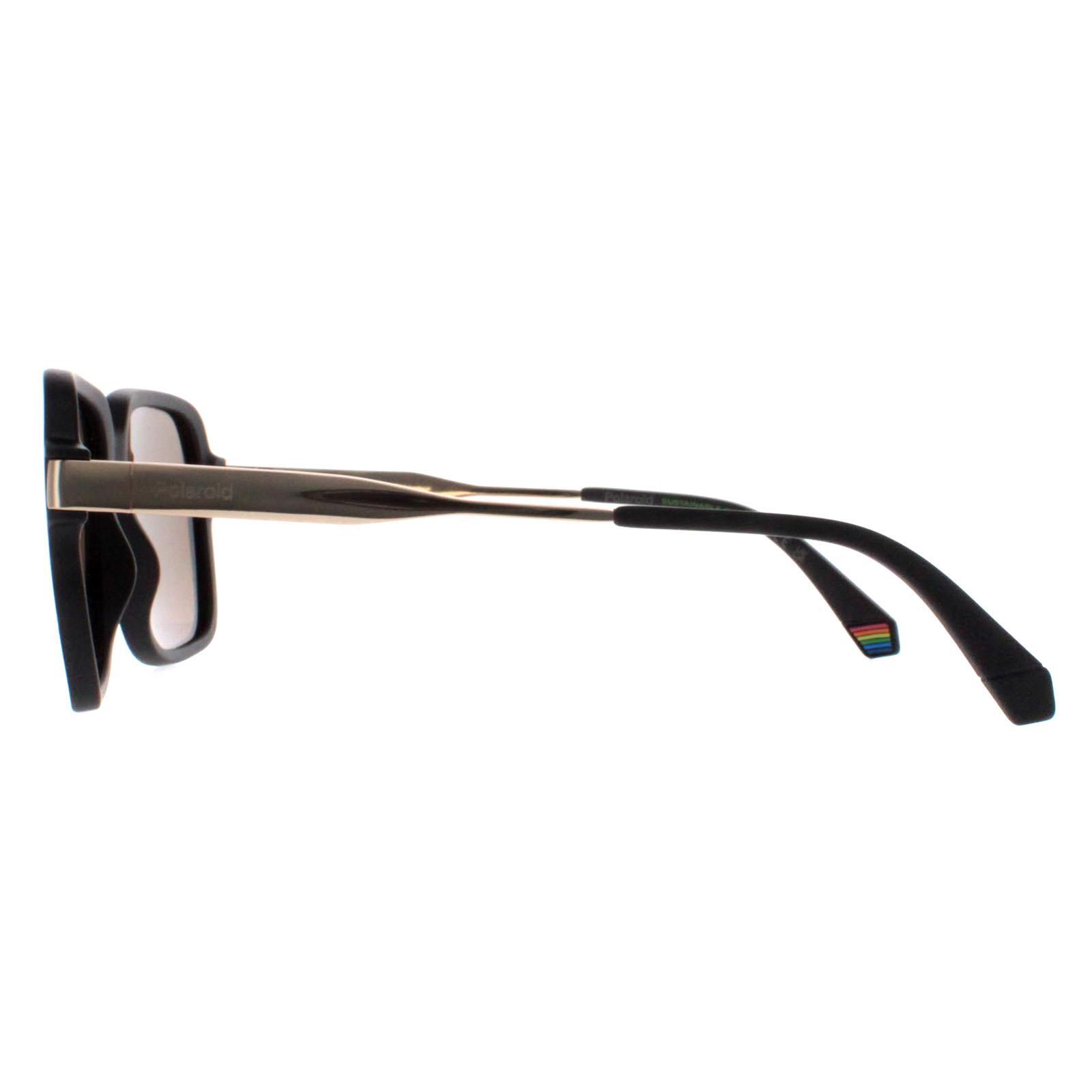 Polaroid Square Mens Black Bronze Polarized PLD 6220/S/X 3/5