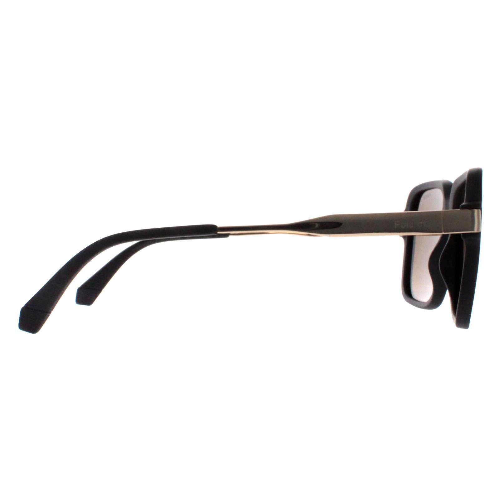 Polaroid Square Mens Black Bronze Polarized PLD 6220/S/X 4/5