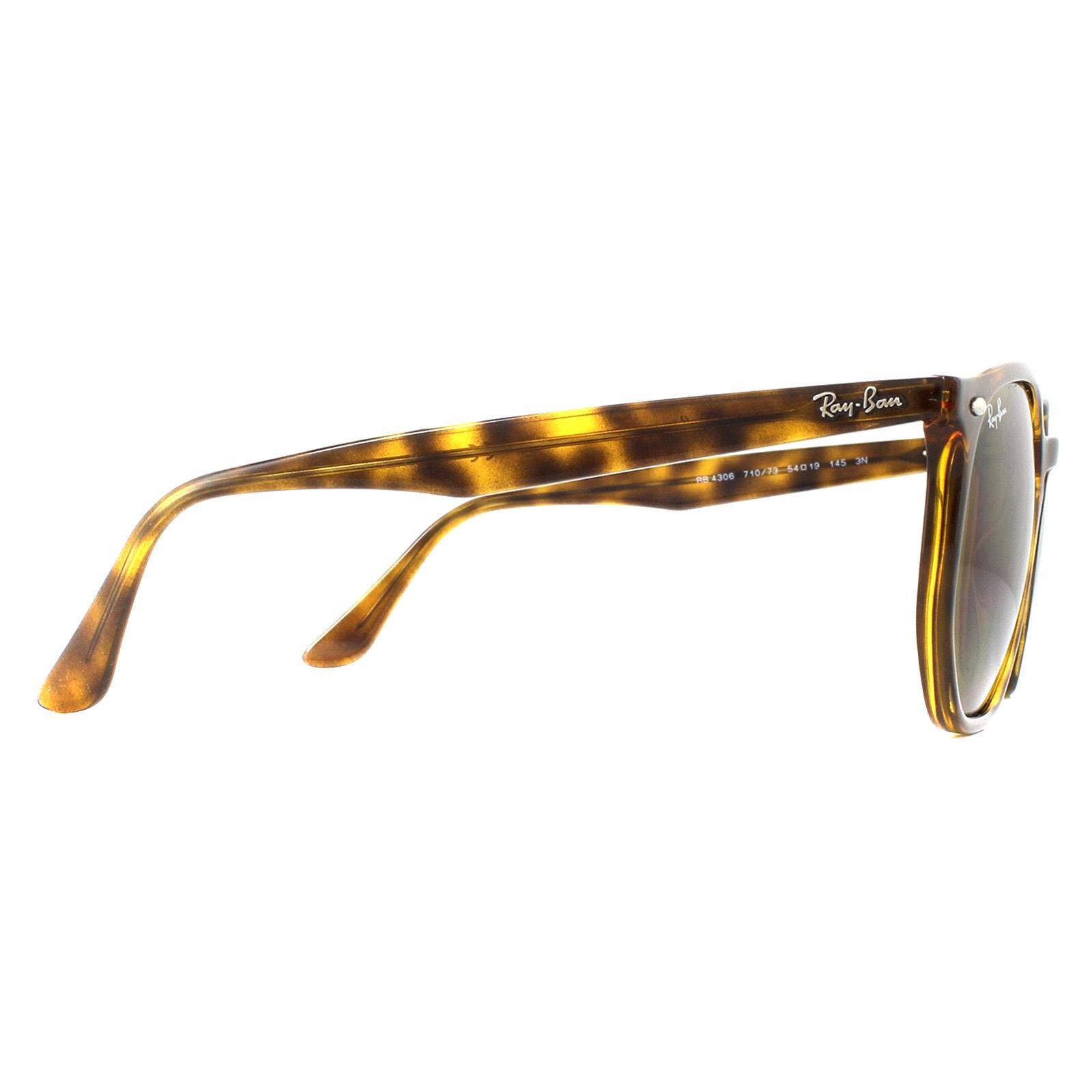 Ray-Ban Round Unisex Havana Brown B-15 Sunglasses 4/4