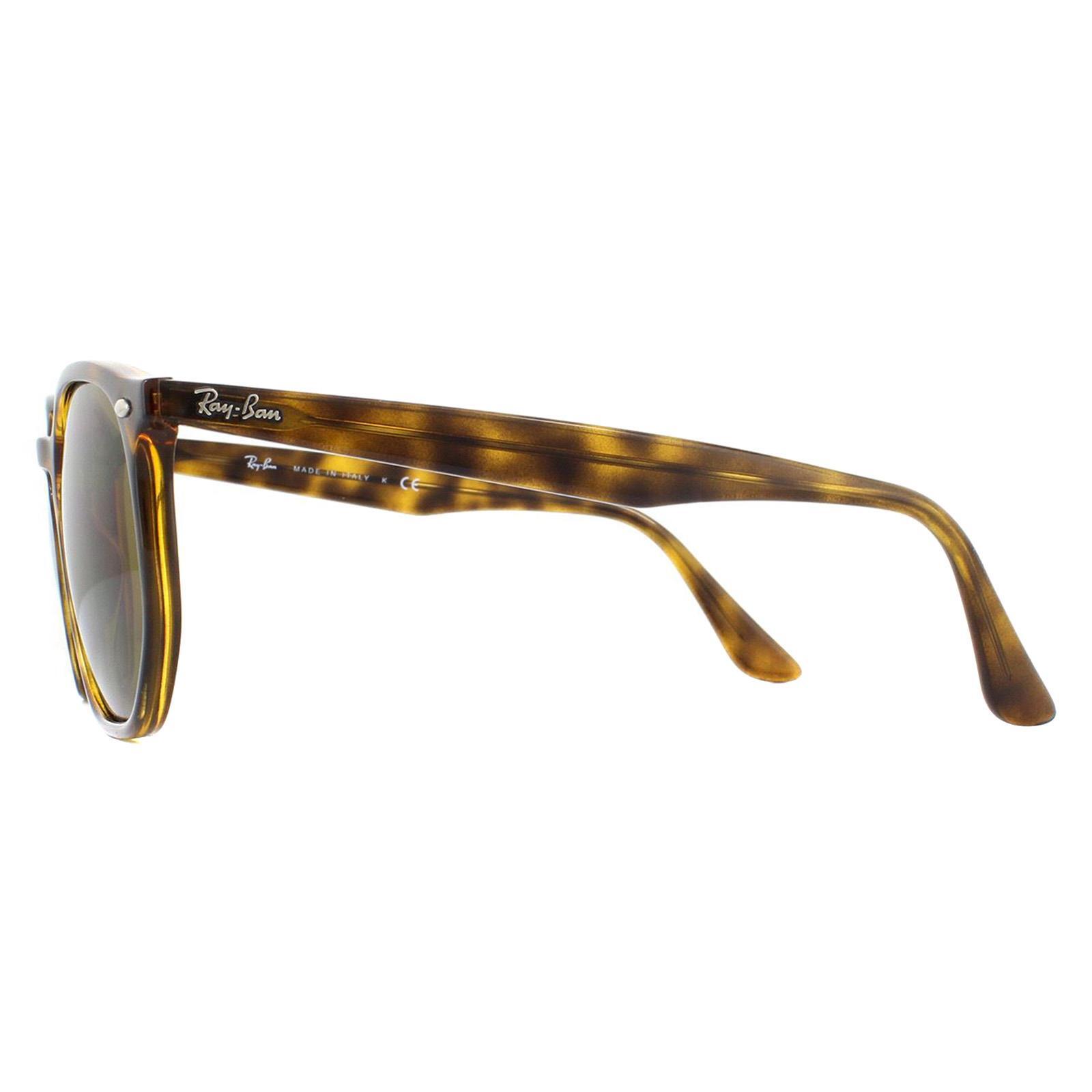 Ray-Ban Round Unisex Havana Brown B-15 Sunglasses 3/4