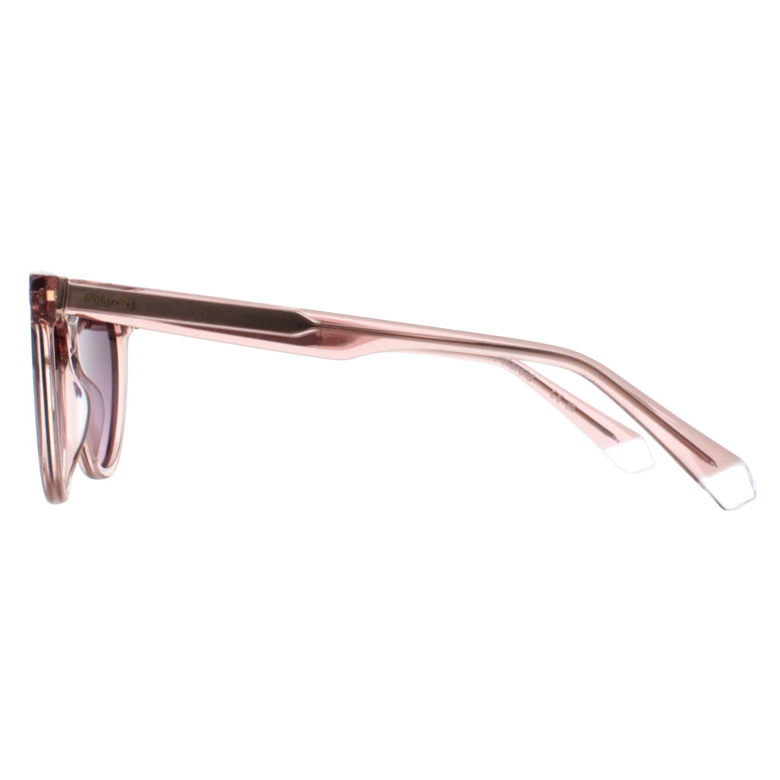 Polaroid Cat Eye Womens Pink Violet Gradient Polarized PLD 4111/S/X 3/4