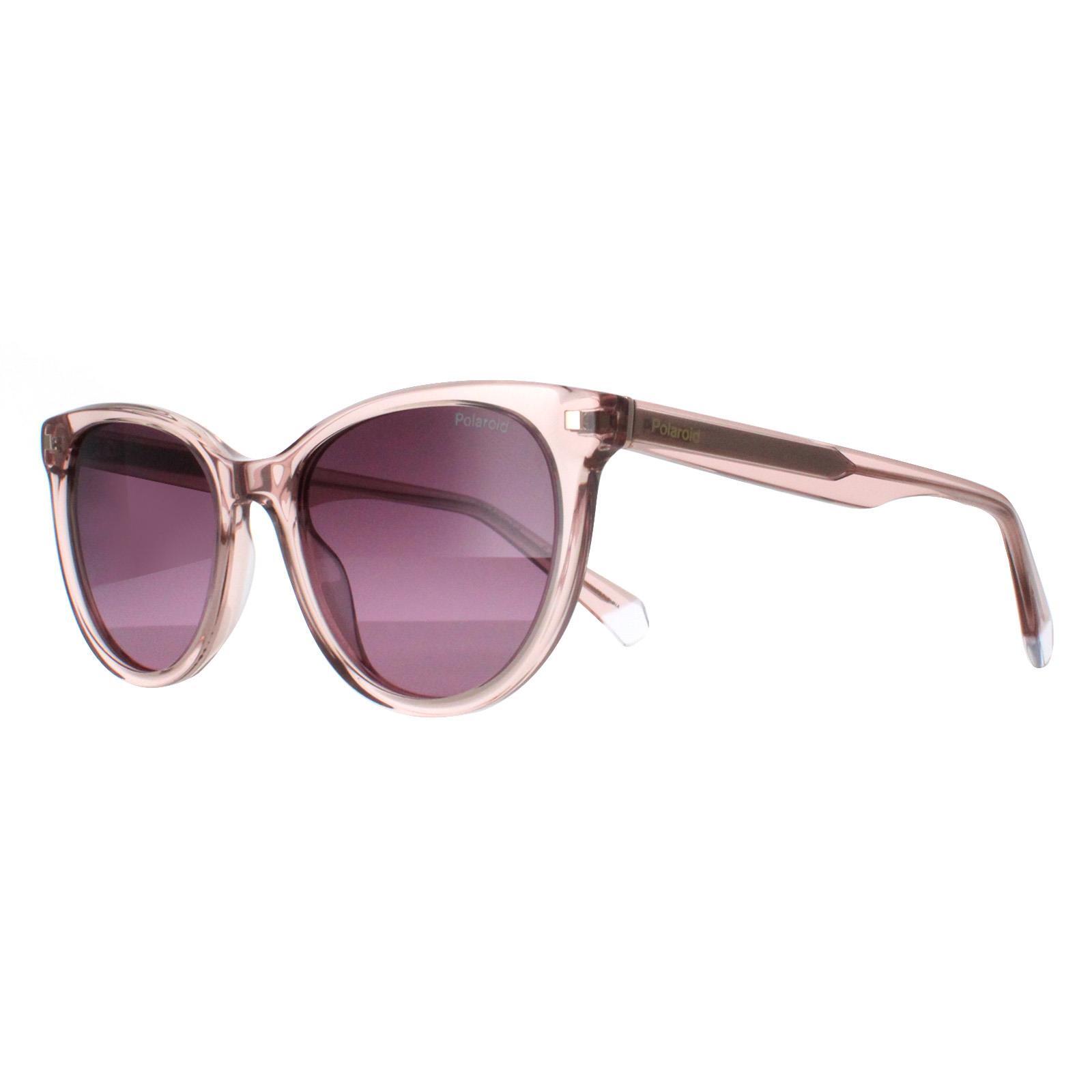 Polaroid Cat Eye Womens Pink Violet Gradient Polarized PLD 4111/S/X 2/4
