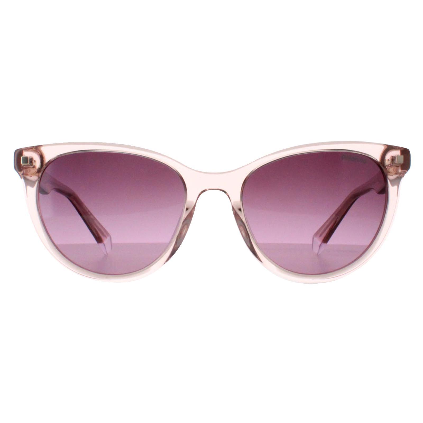 Polaroid Cat Eye Womens Pink Violet Gradient Polarized PLD 4111/S/X 1/4