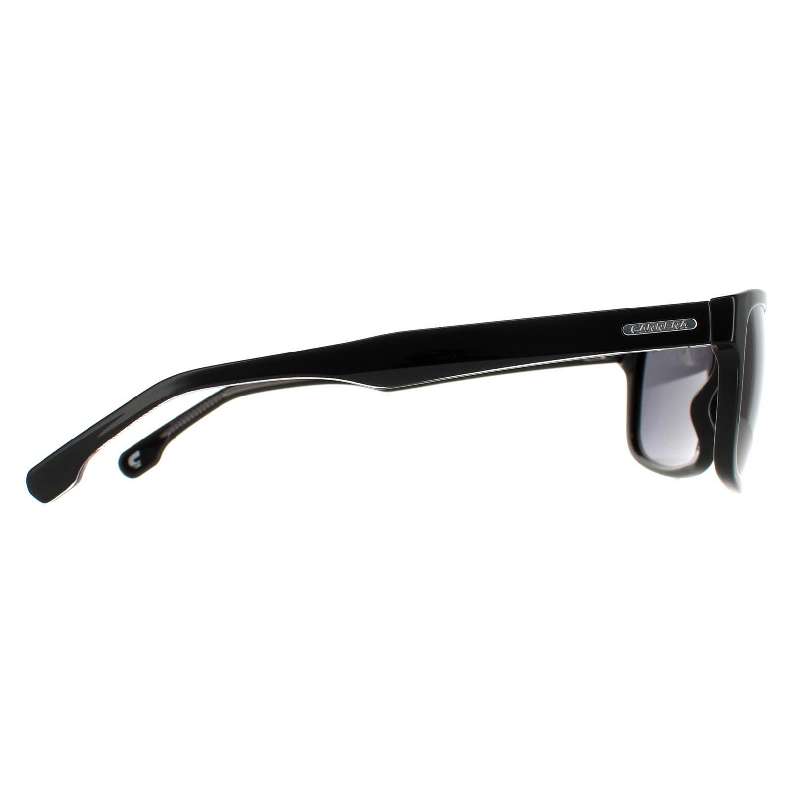 Carrera Rectangle Mens Black Grey Sunglasses 4/4