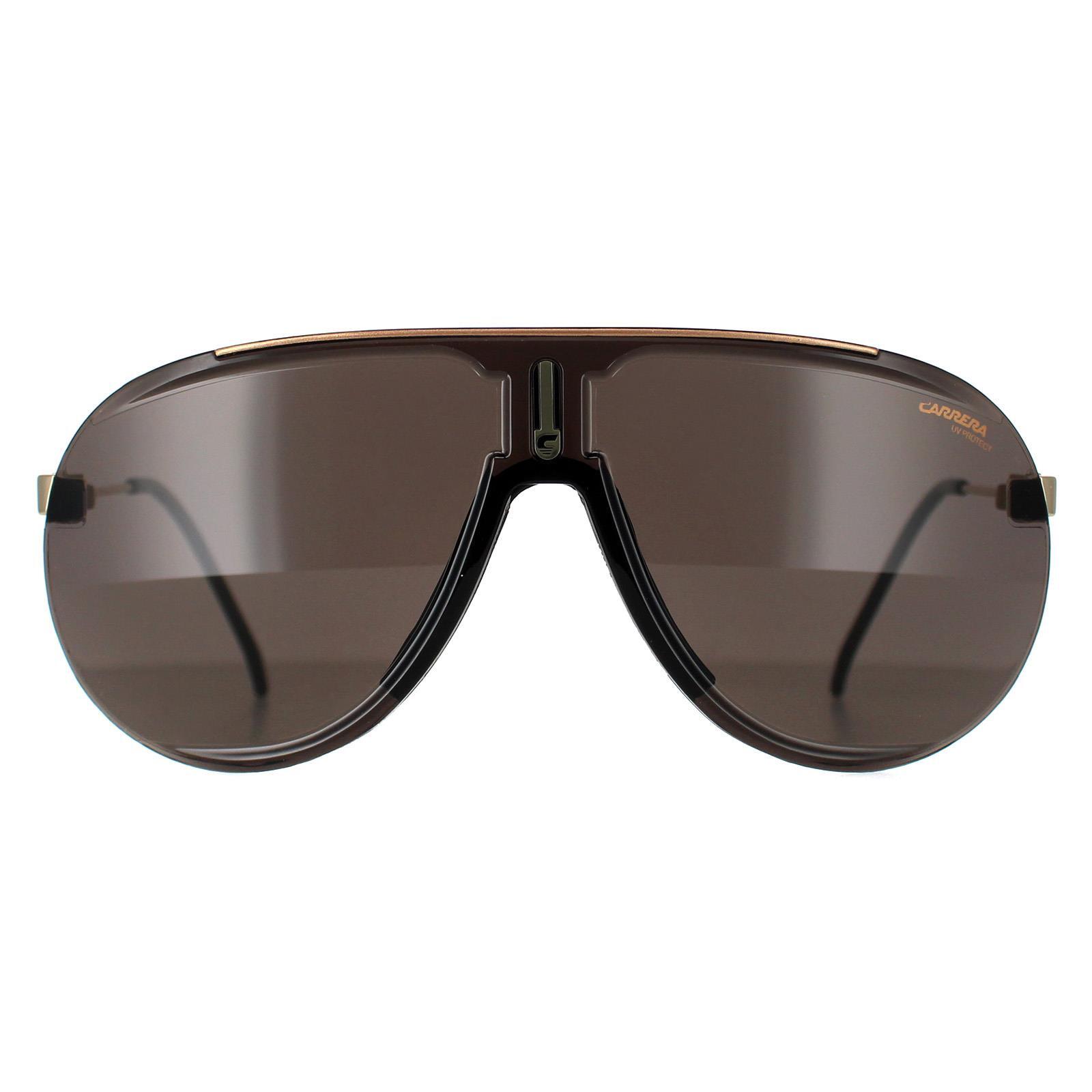 CARRERA Carrera Aviator Unisex Black Gold Grey Antireflex SuperChampion