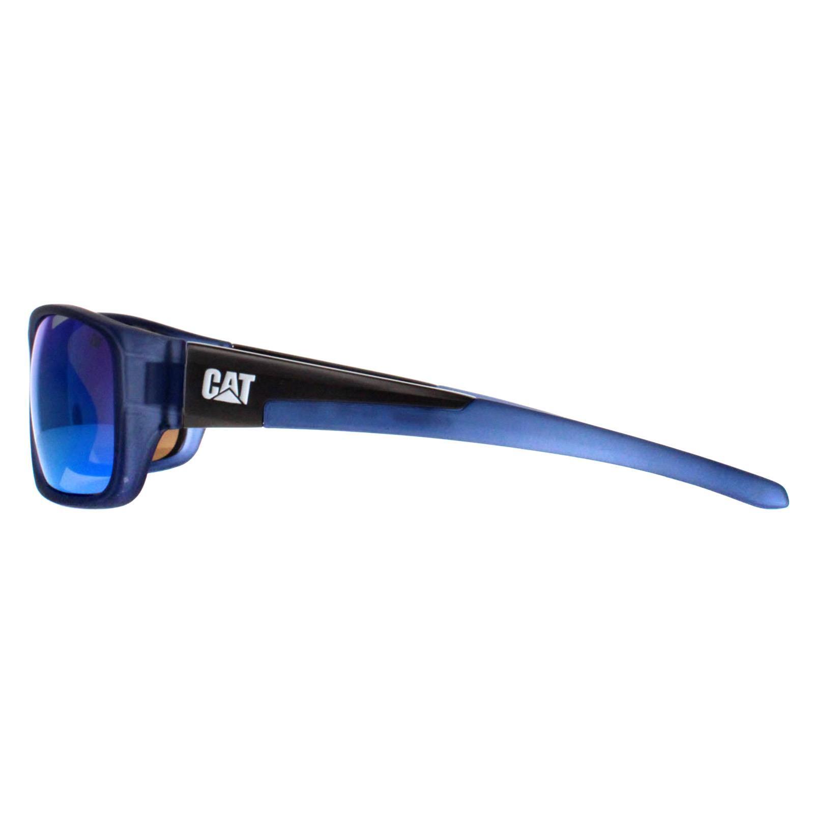 Caterpillar Wrap Mens Matte Blue Blue Polarized CTS-SENSOR 3/4