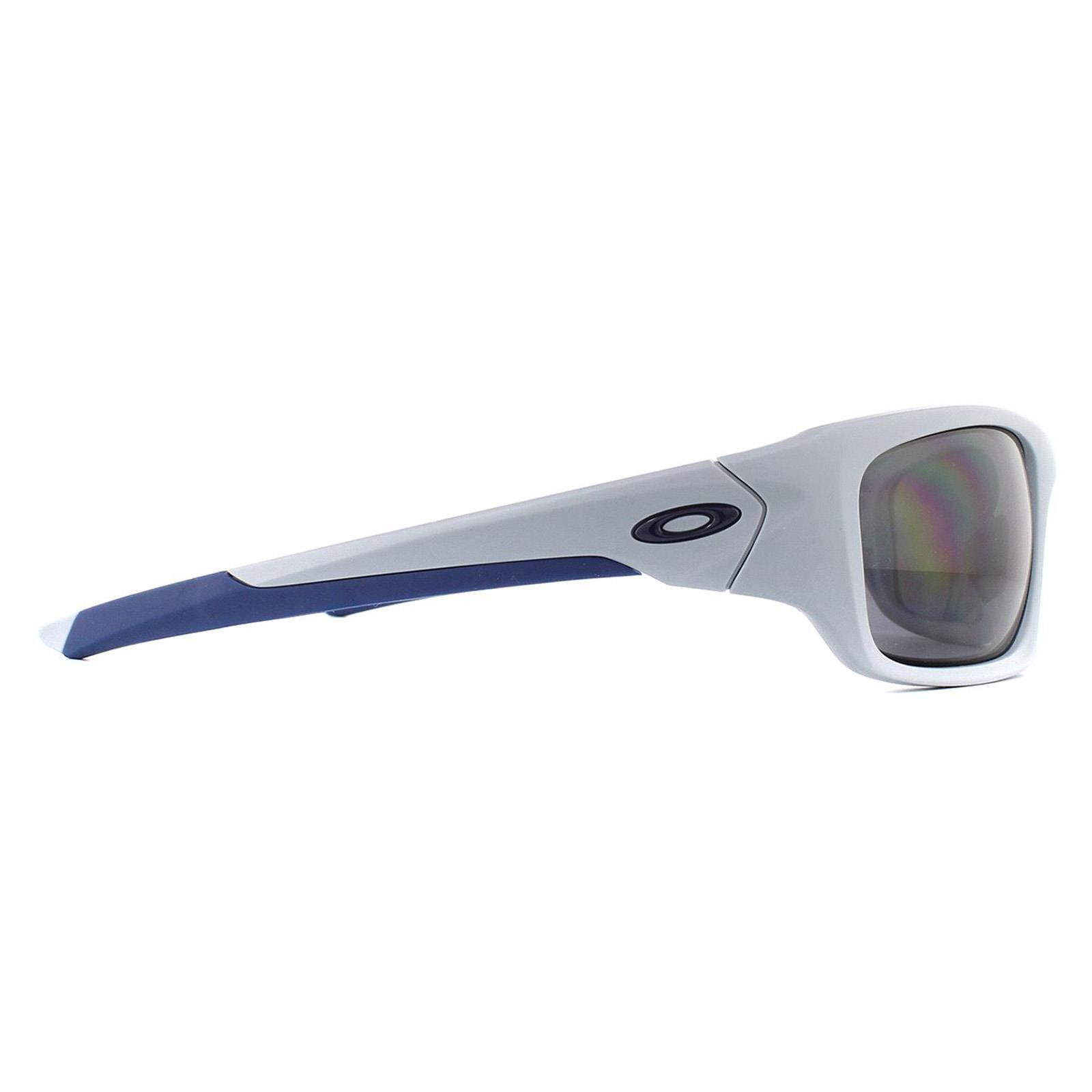 Oakley Wrap Mens Matte Fog Grey Polarized Sunglasses 4/4