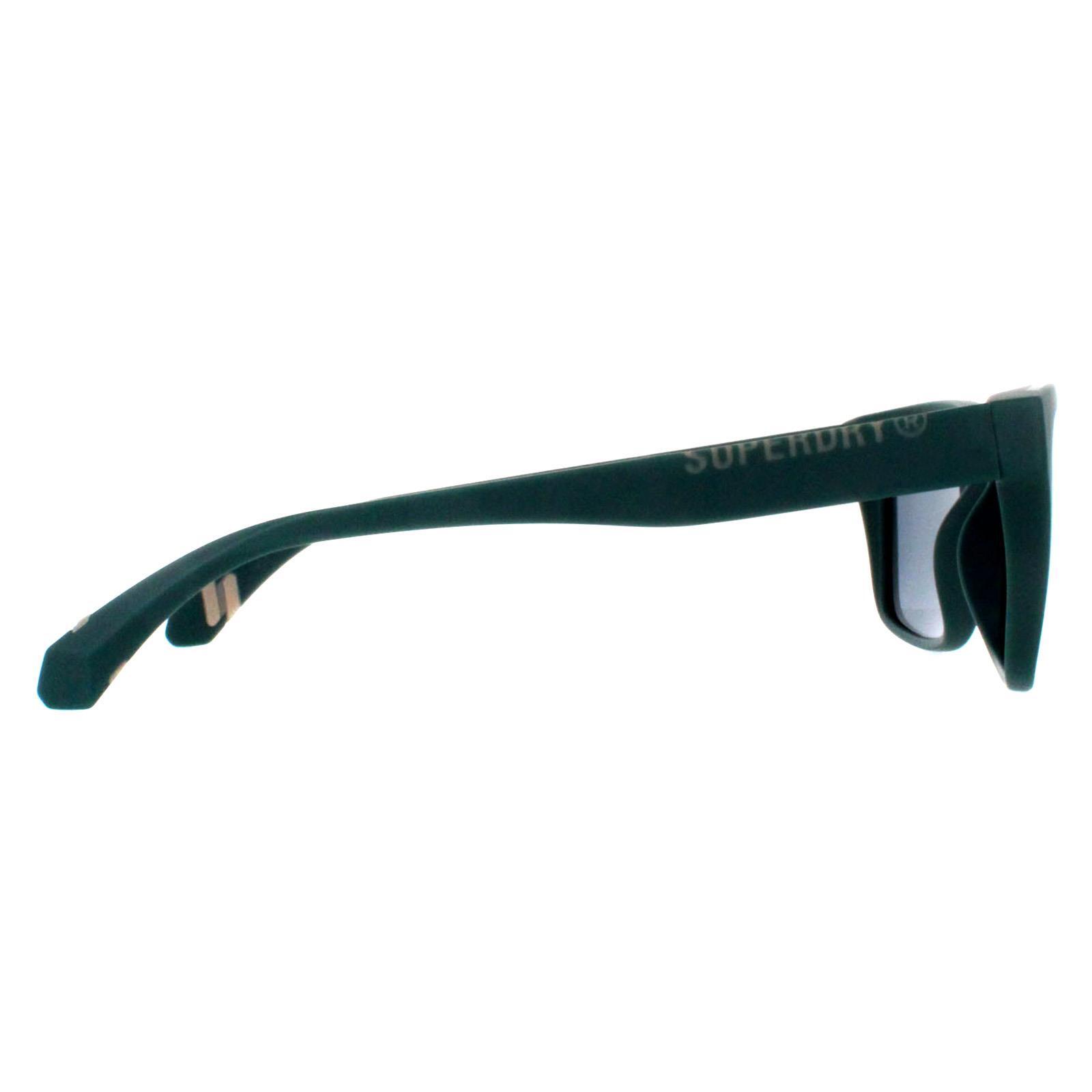Superdry Rectangle Mens Green Grey Polarized 5009 4/4