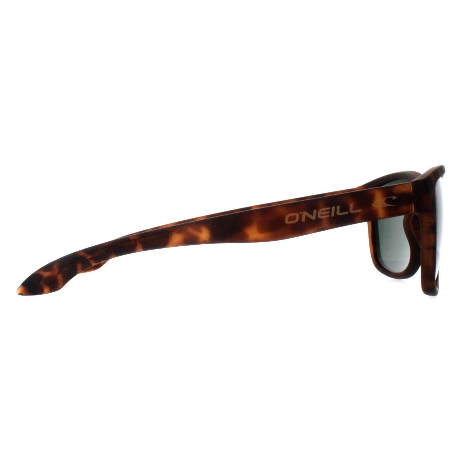 O'Neill Oval Mens Matte Tortoise Green Polarized Coast 4/4