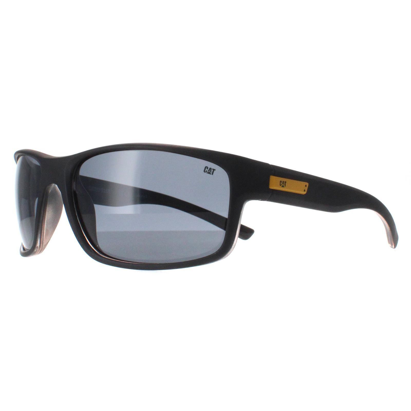 Caterpillar Wrap Mens Matte Black Grey Polarized CTS-8019 2/4