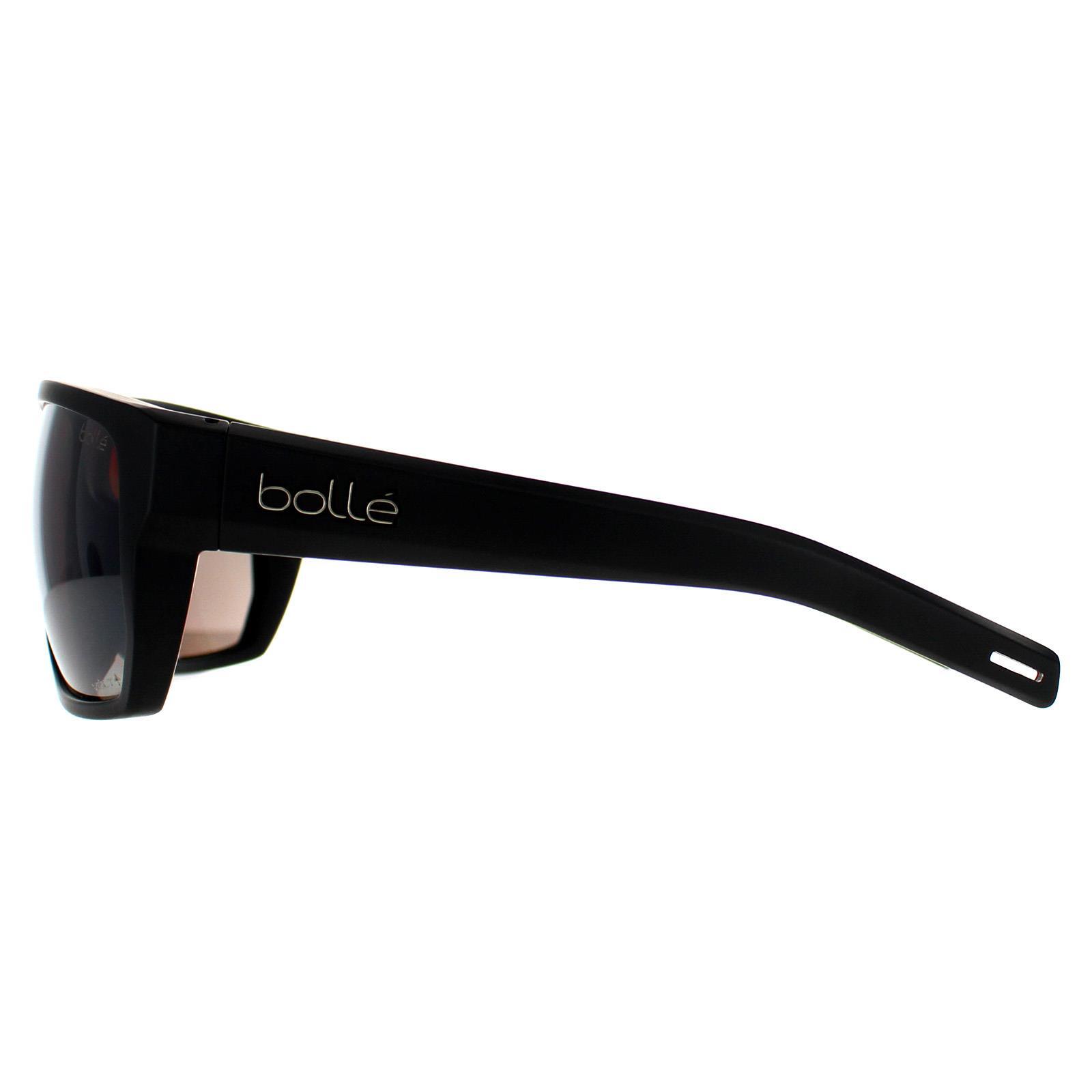 Bolle Wrap Unisex Matte Black Volt+ Gun Polarized Vulture 3/4