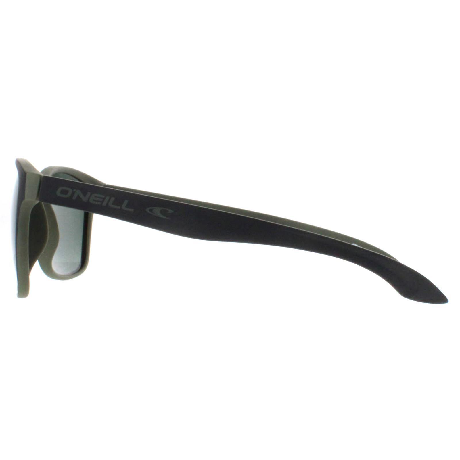 Pánské brýle O'Neill Square Matte Black Green Green Polarized Offshore 3/4