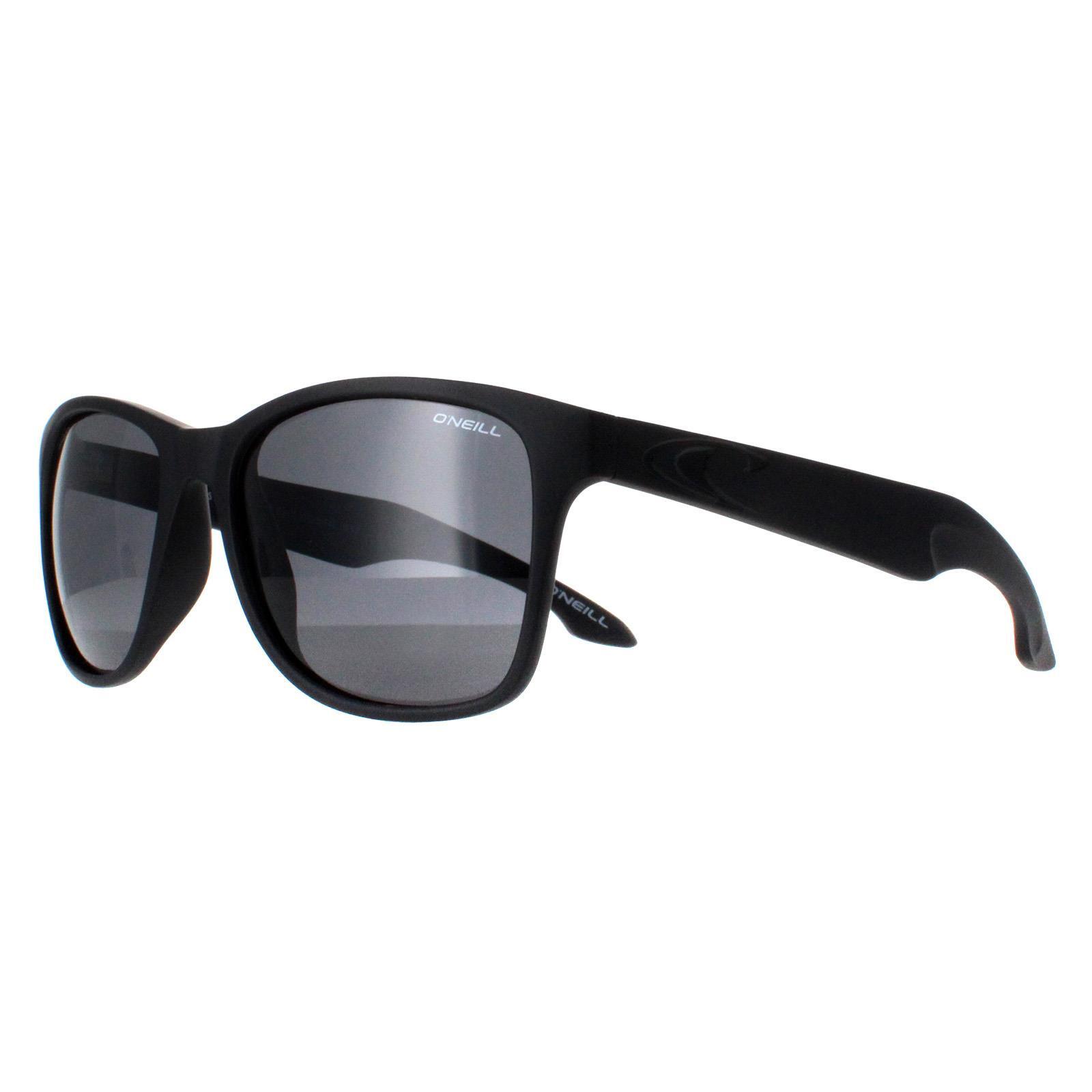 O'Neill Square Mens Matte Black Grey Polarized Shore 2/4