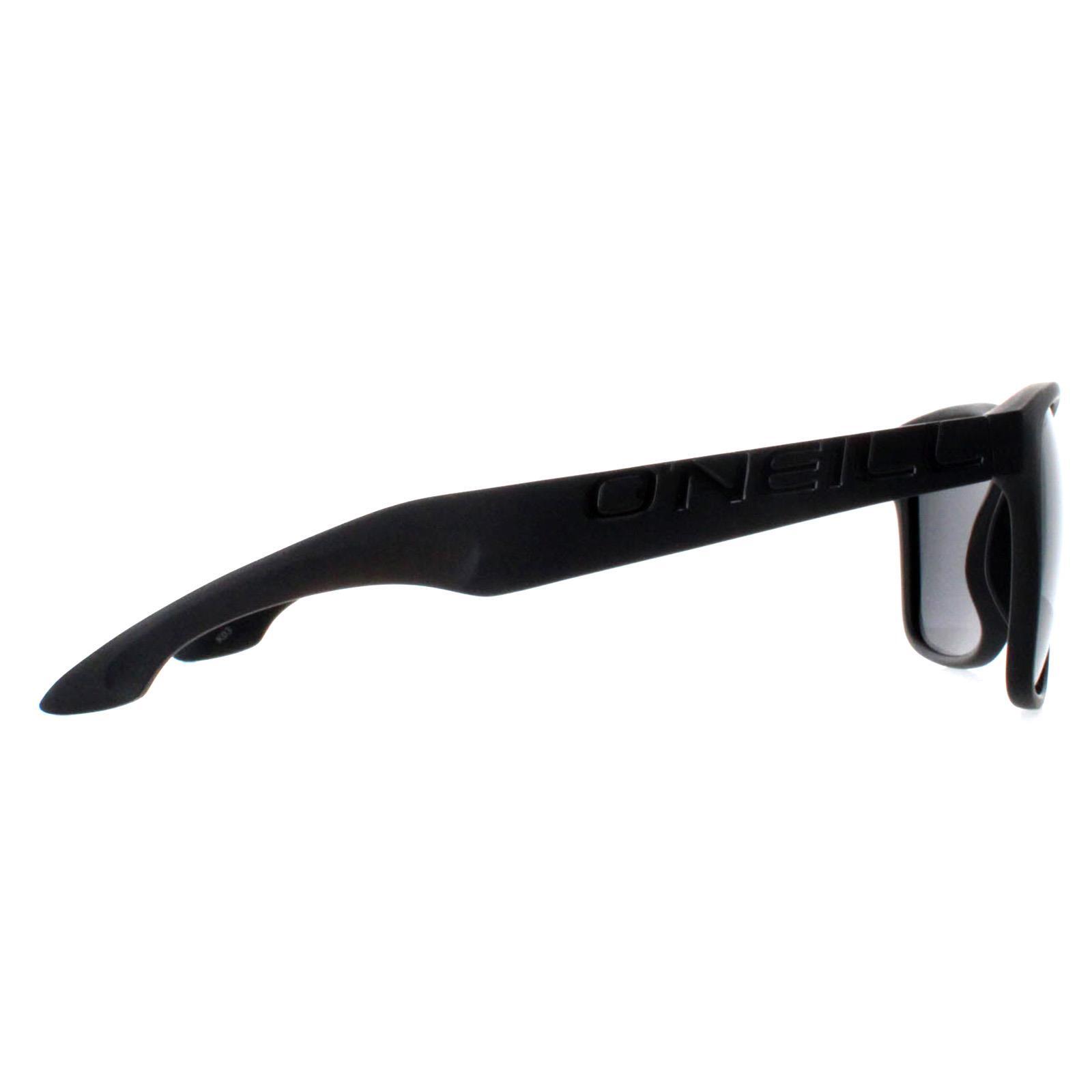O'Neill Square Mens Matte Black Grey Polarized Shore 4/4