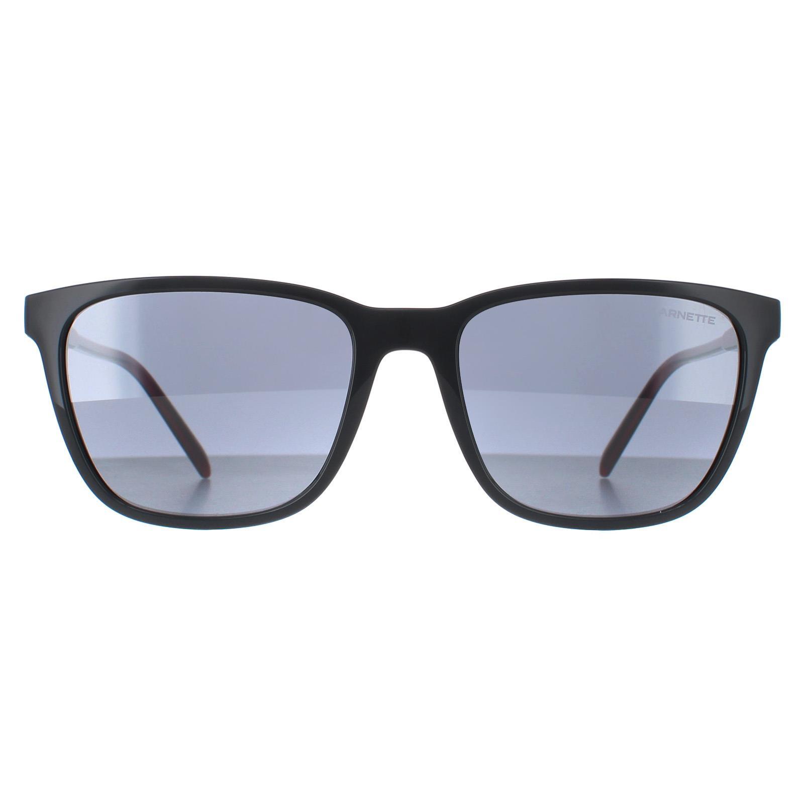 ARNETTE Arnette Square Mens Dark Grey Light Grey Mirror Black AN4291 Cortex