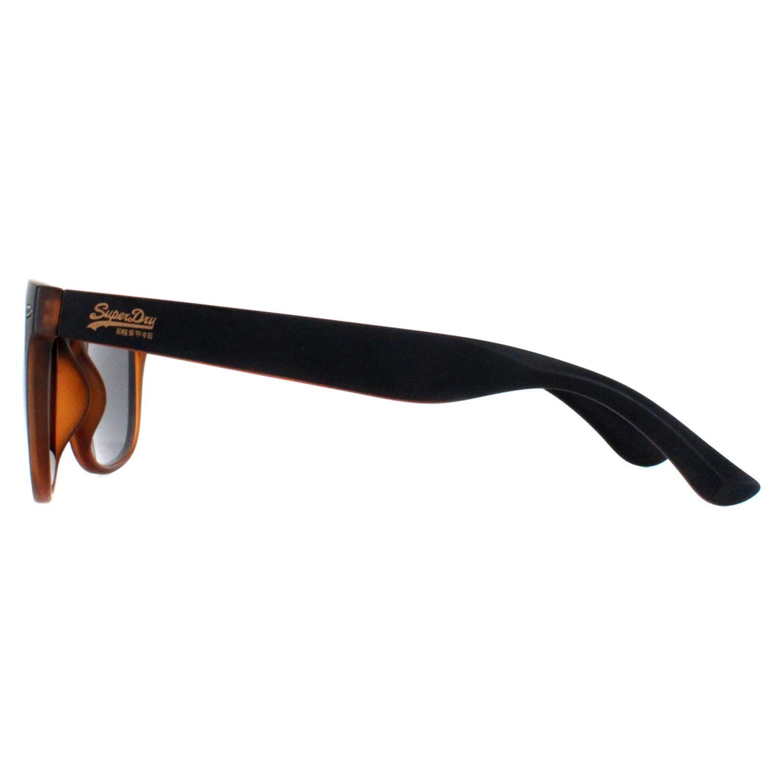 Superdry Square Mens Matte Black Orange Grey Rookie 3/4