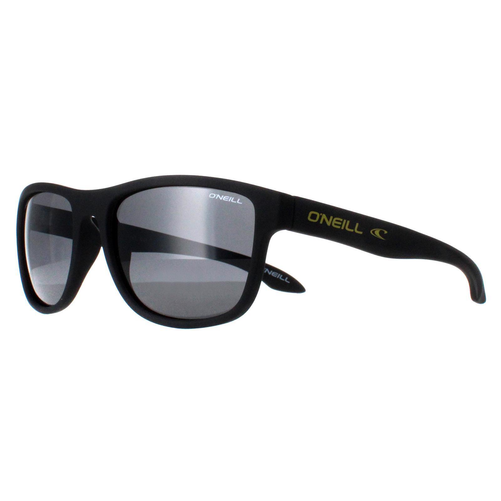 O'Neill Oval Mens Matte Black Grey Polarized Coast 2/4