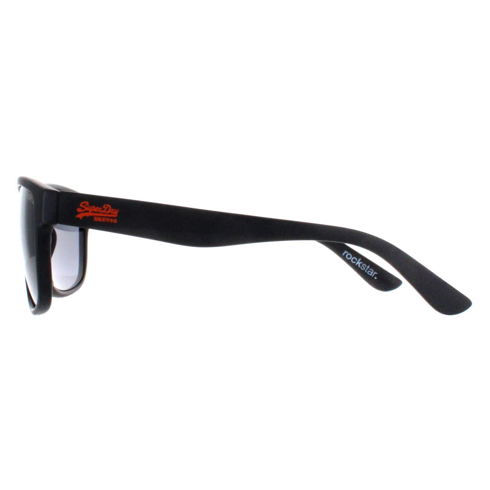 Superdry Square Mens Black Grey Rockstar 3/4