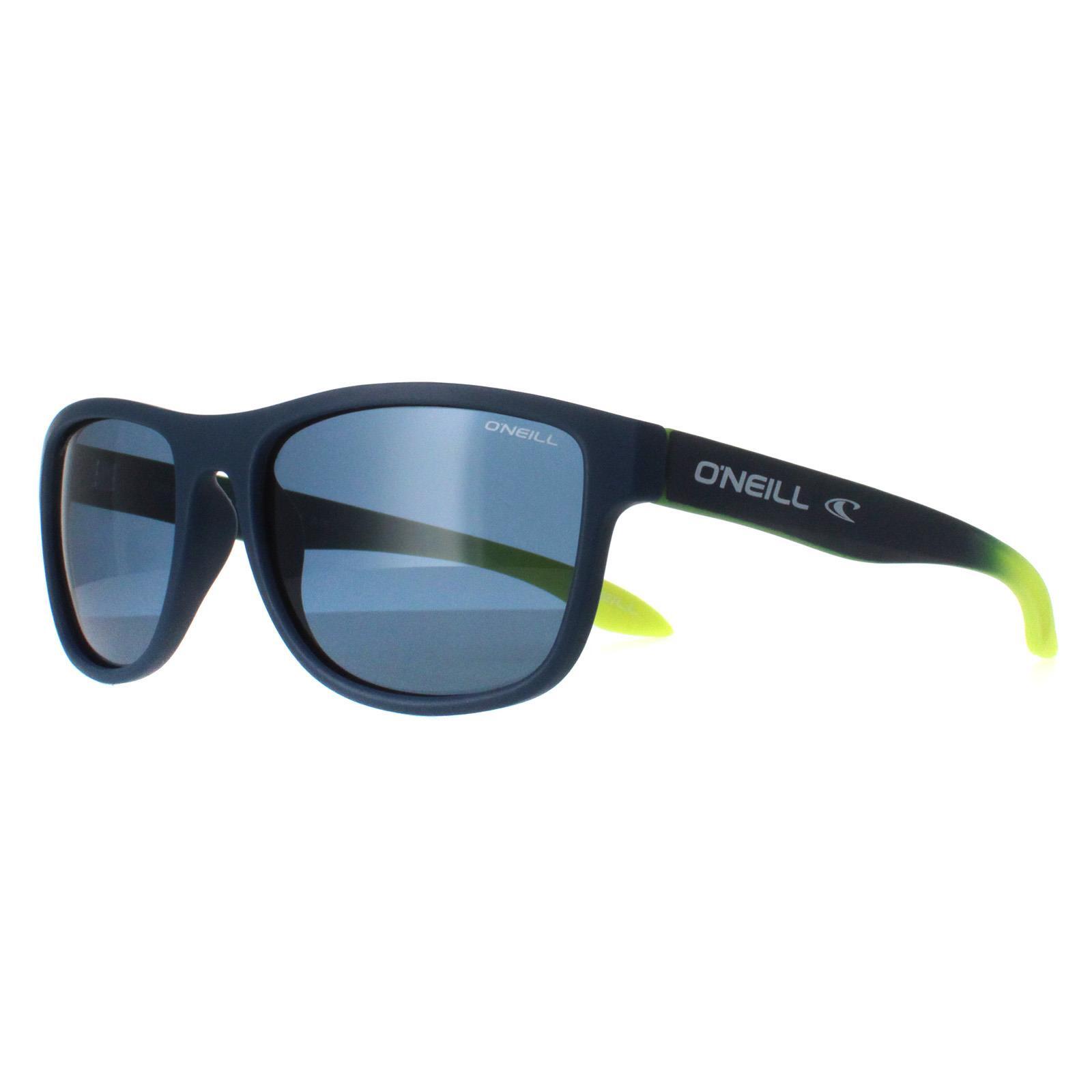 O'Neill Oval Mens Navy Yellow Blue Polarized Coast 2/4