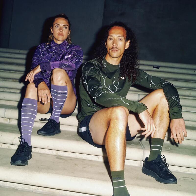 Jacheta - reflective windbreaker W - purple
