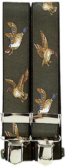 Fritzmann Hosenträger mit Motiv "Ente" Jagdhosenträger Trachtenhosenträger