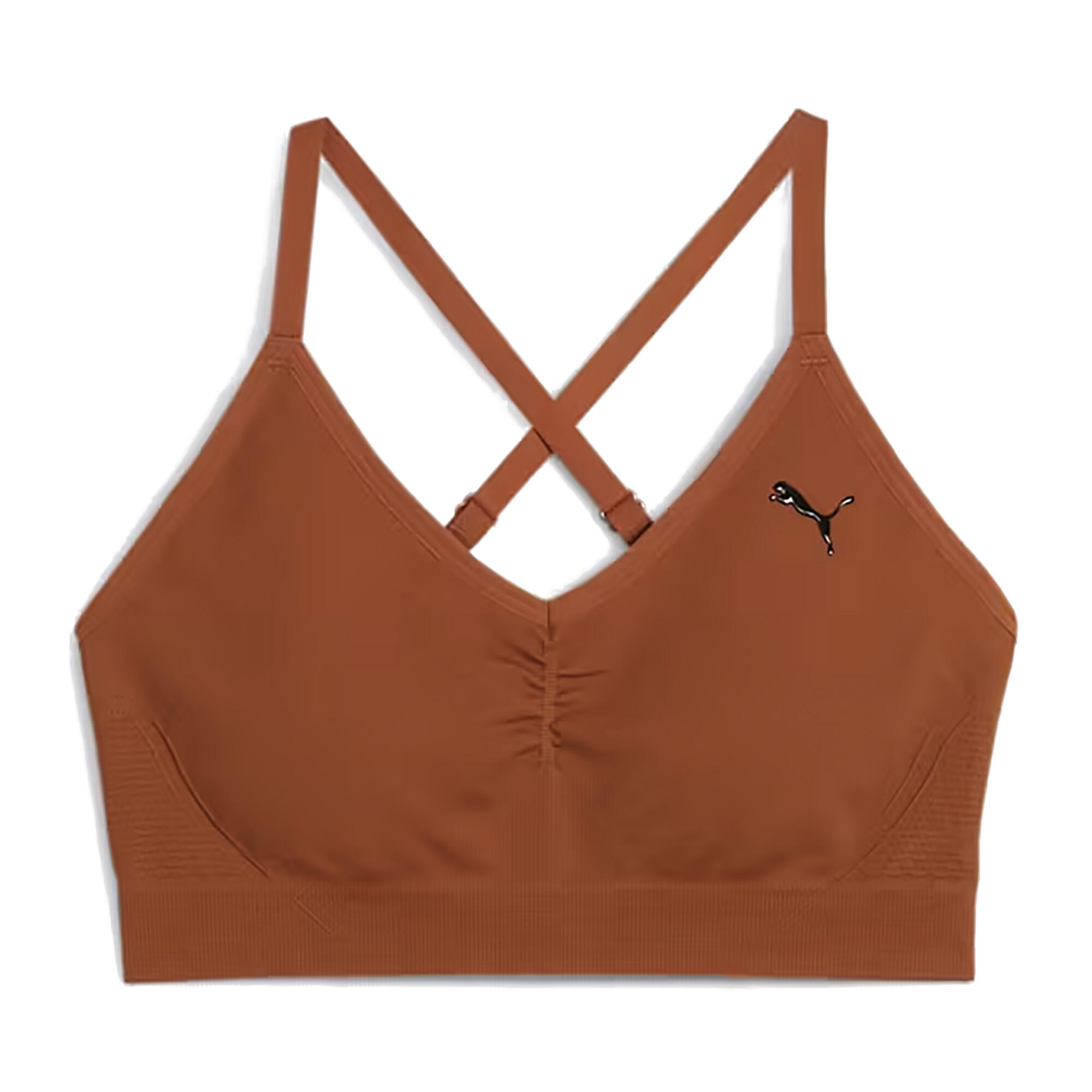 Puma - Soutien-gorge De Fitness Sans Coutures Puma Move Shapeluxe - Brassière - Marron - 36 Xs - Decathlon
