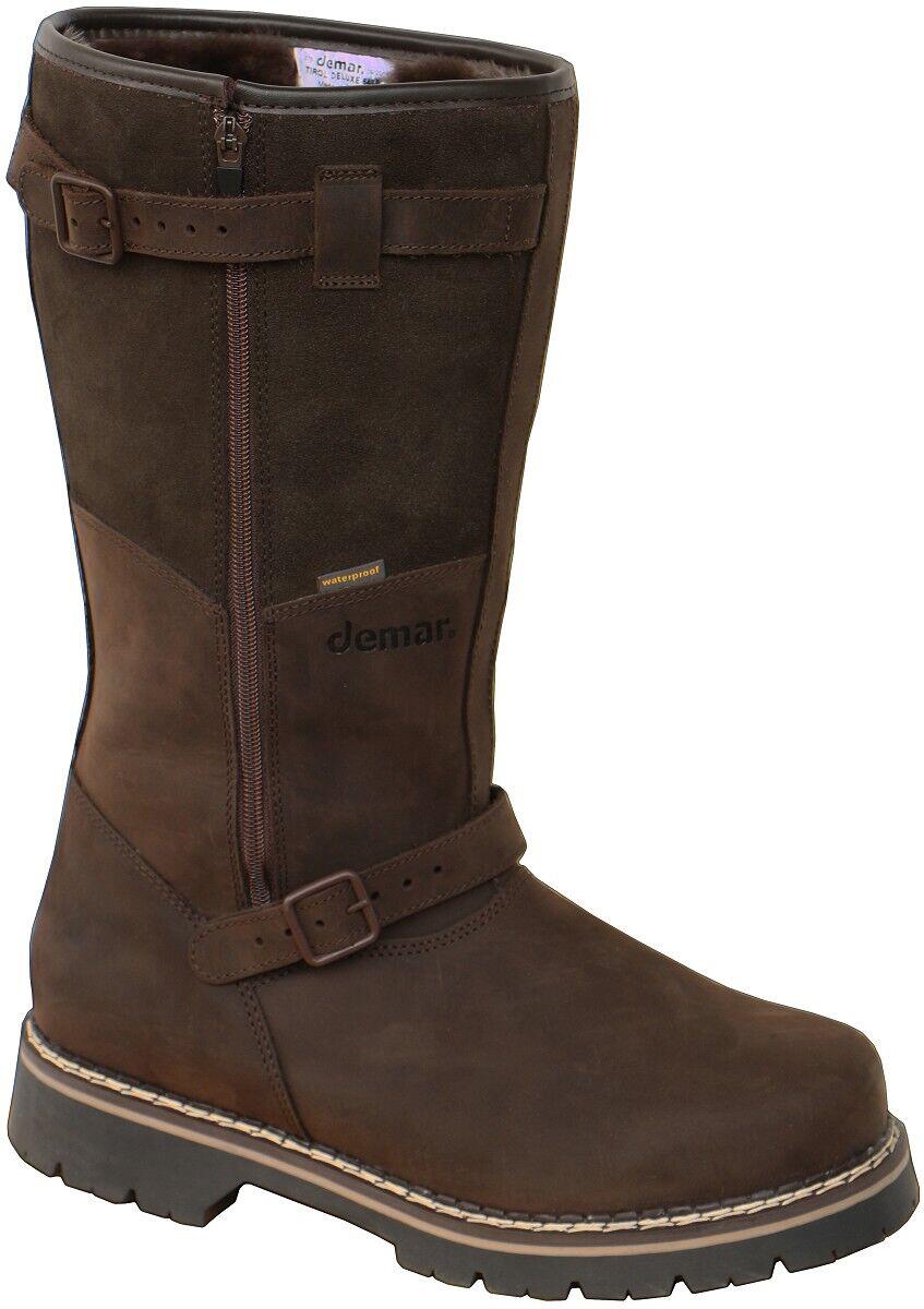 DEMAR Demar Pelzgefütterter Jagd-Winterstiefel wasserdicht Jagdstiefel Ansitzstiefel