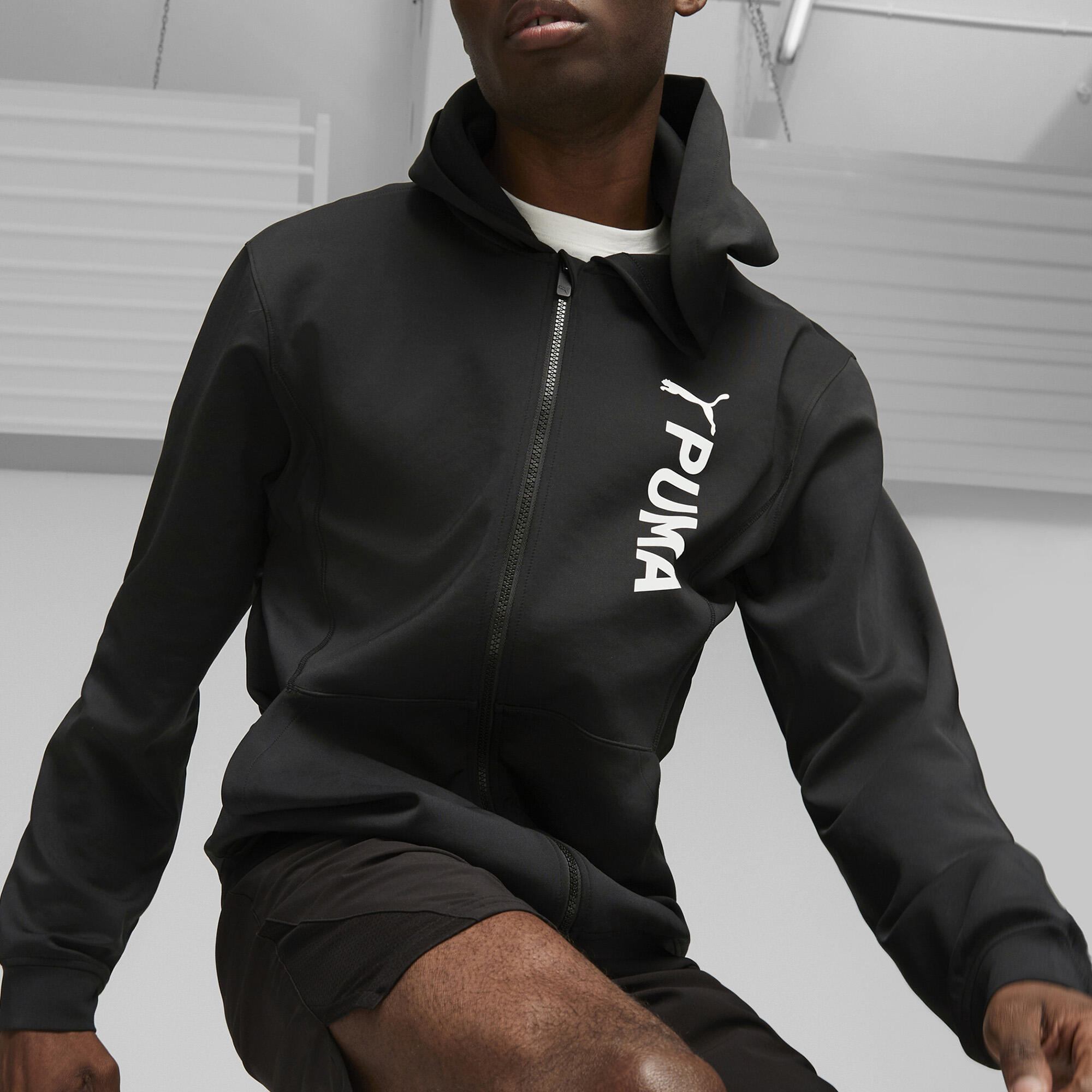 PUMA Fit Double Knit FZ Sweat à capuche pour homme 5/5