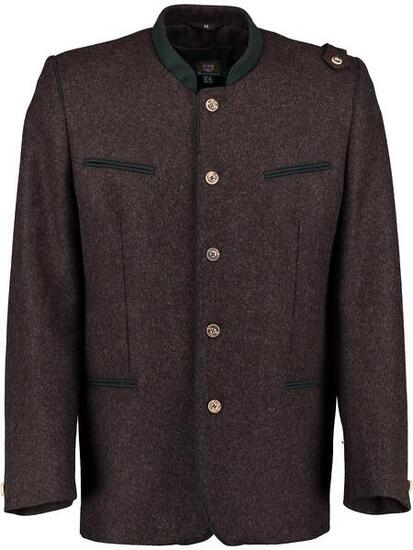 OS Trachten® Tegernseer-Trachtenjanker für Herren braun Jagdjanker Janker NEU