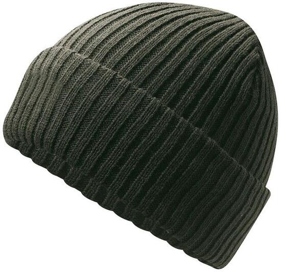 Elutex Jagdmütze oliv grün Strickmütze mit Thinsulate extrem warm günstig NEU