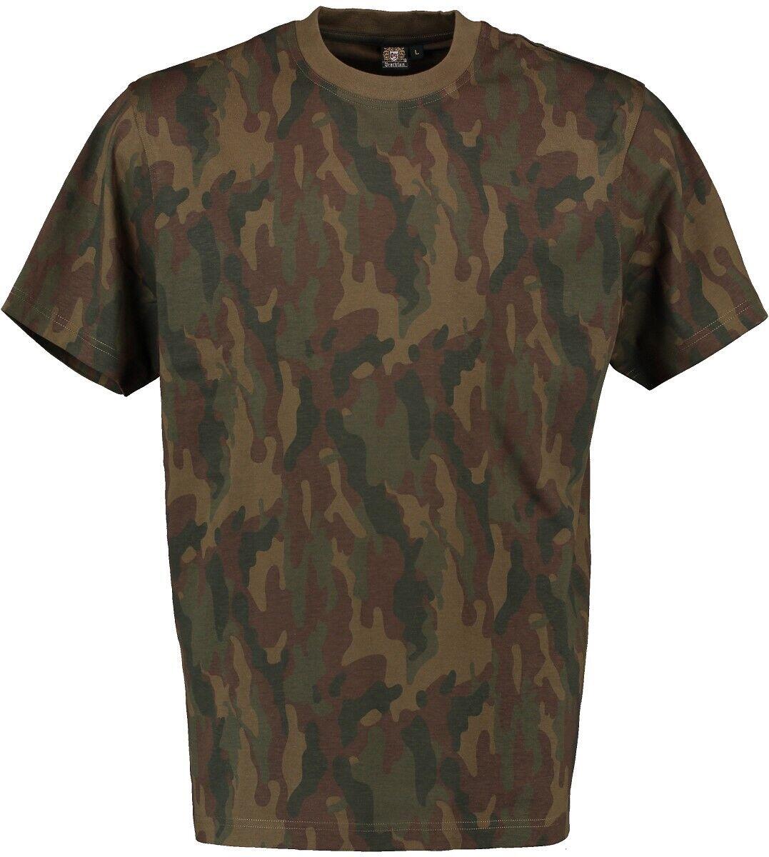 OS Trachten® T-Shirts im Doppelpack (2er-Pack) camouflage/camouflage NEU robust 3/6