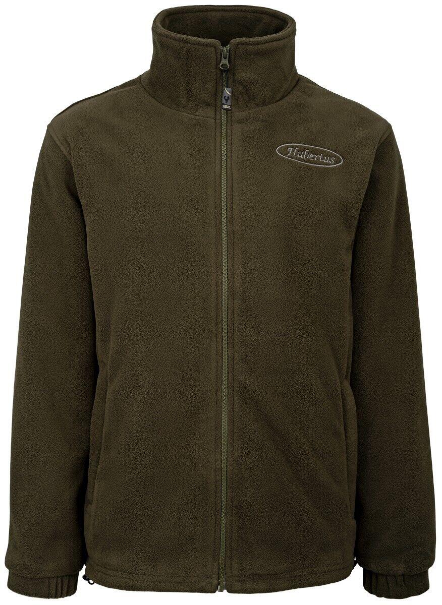 Hubertus Fleecejacke mit Futter Ansitzjacke Jagdjacke gefüttert geräuschlos warm 1/5