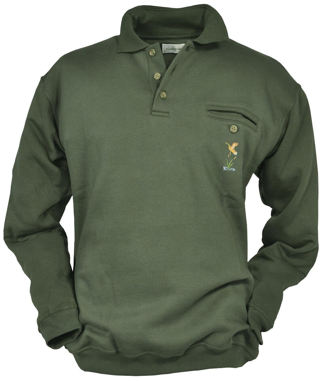 Hubertus Jagdsweater mit Motiv (Ente, Sau, Bock) Jagdpullover Ansitz & Winter 1/1