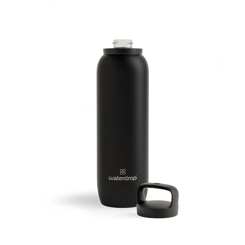 waterdrop Gourde Thermo - Noir Mat - 1L