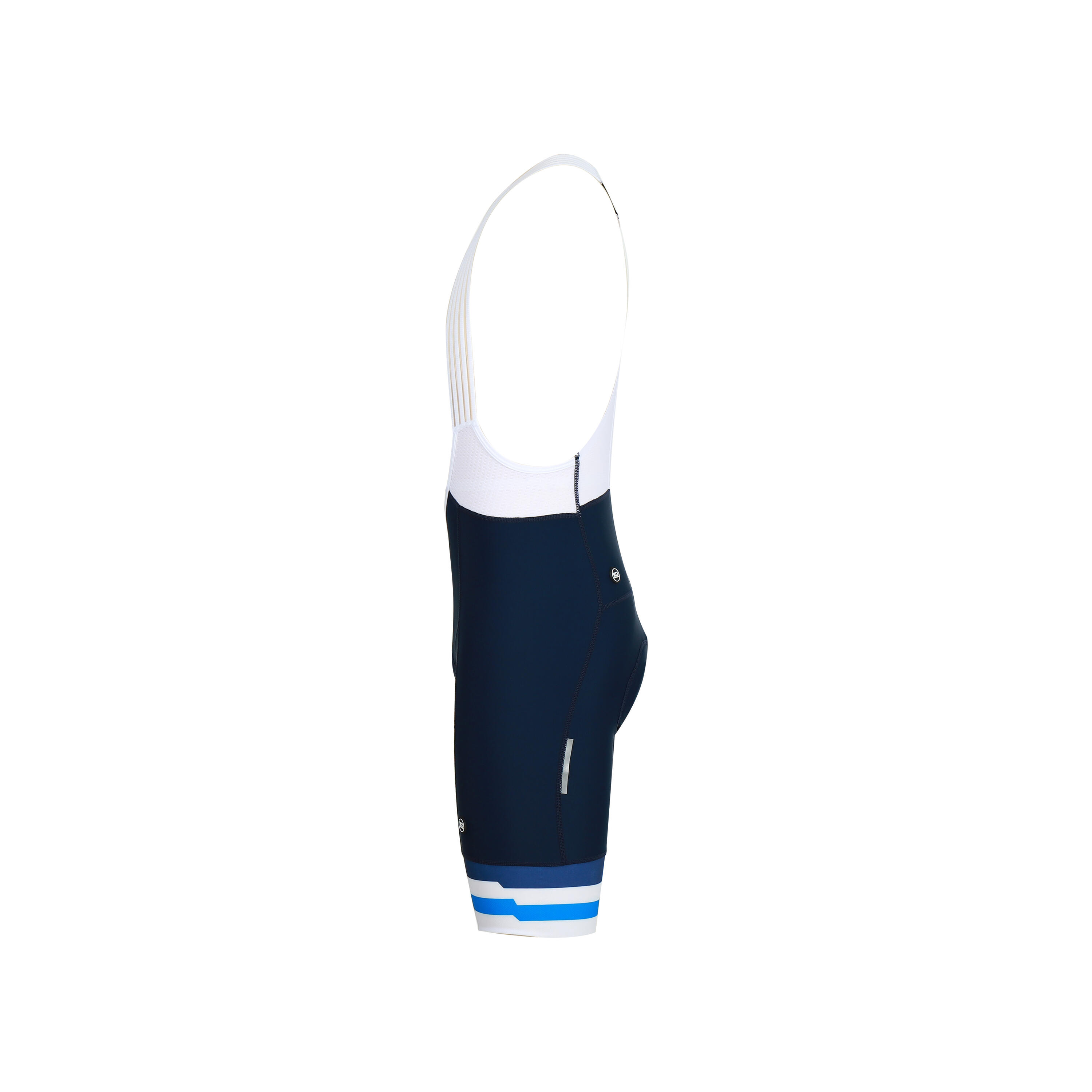 Pantaloncini da ciclismo CHALLENGER da uomo blu/bianco 5/7