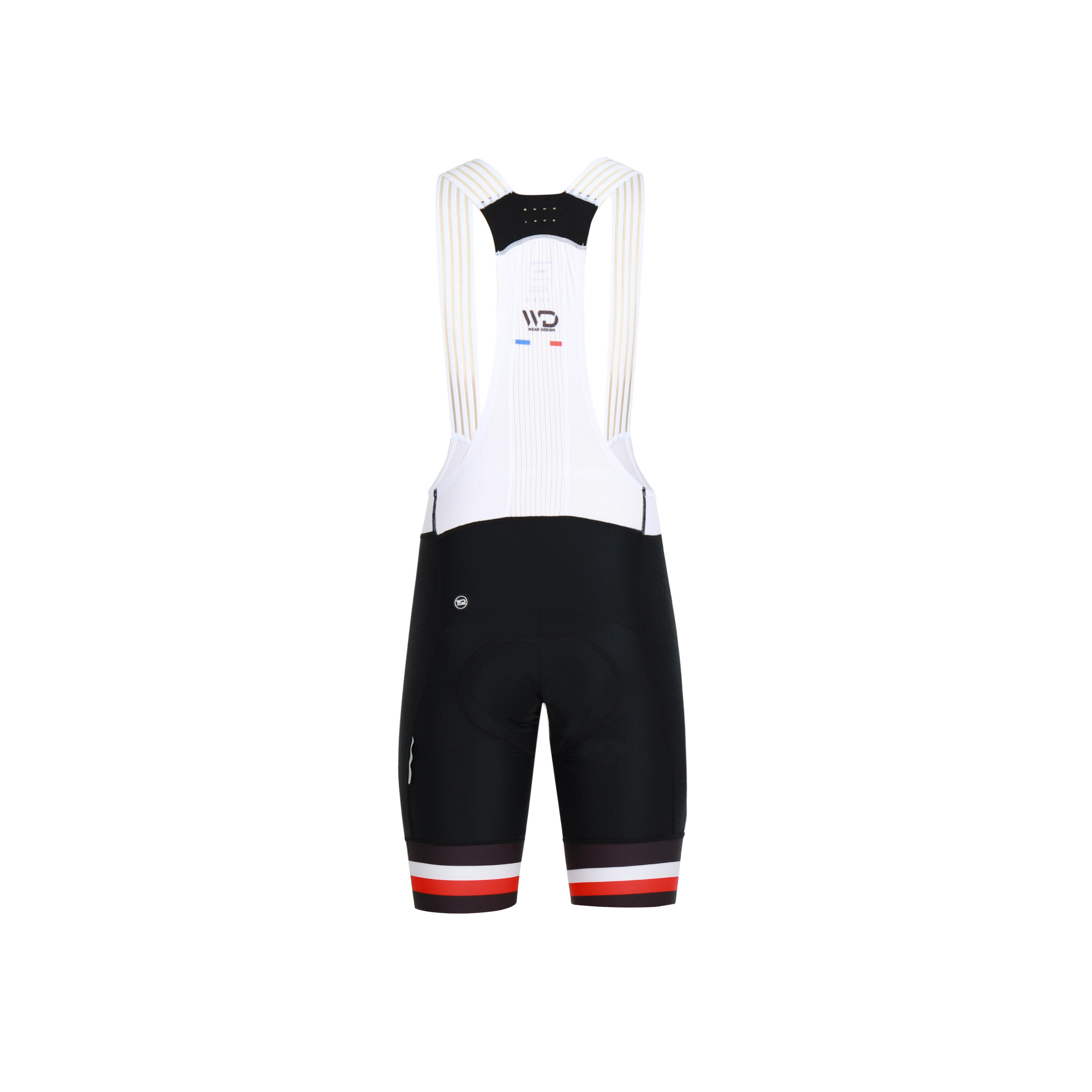 Pantaloncini da ciclismo CHALLENGER da uomo Nero/Rosso WEAR DESIGN