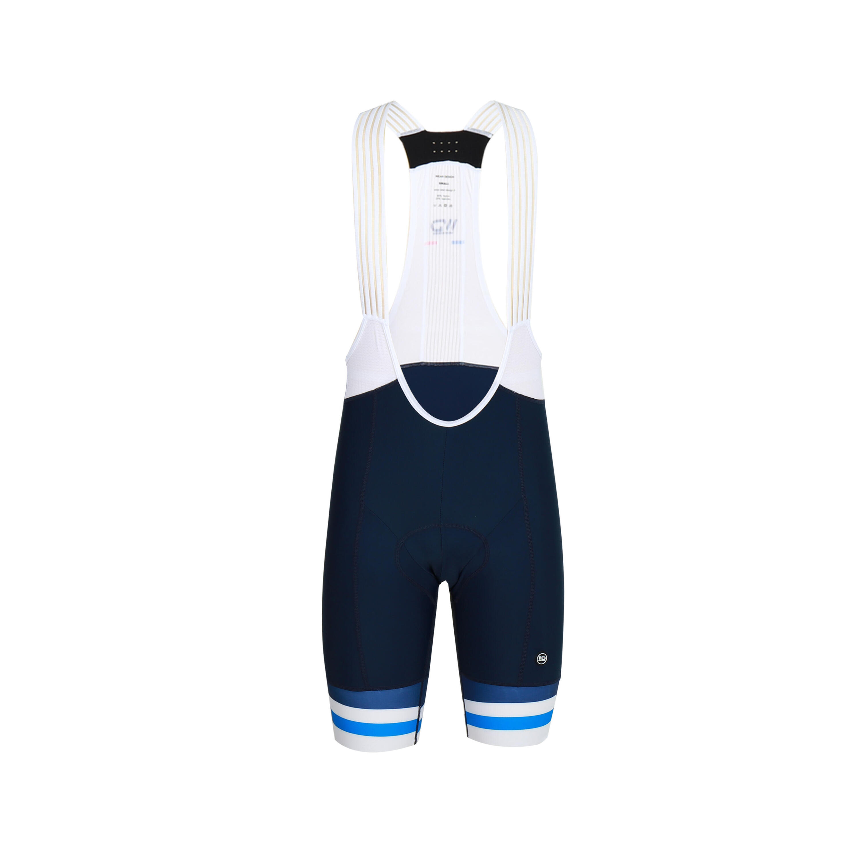 WEAR DESIGN Pantaloncini da ciclismo CHALLENGER da uomo blu/bianco