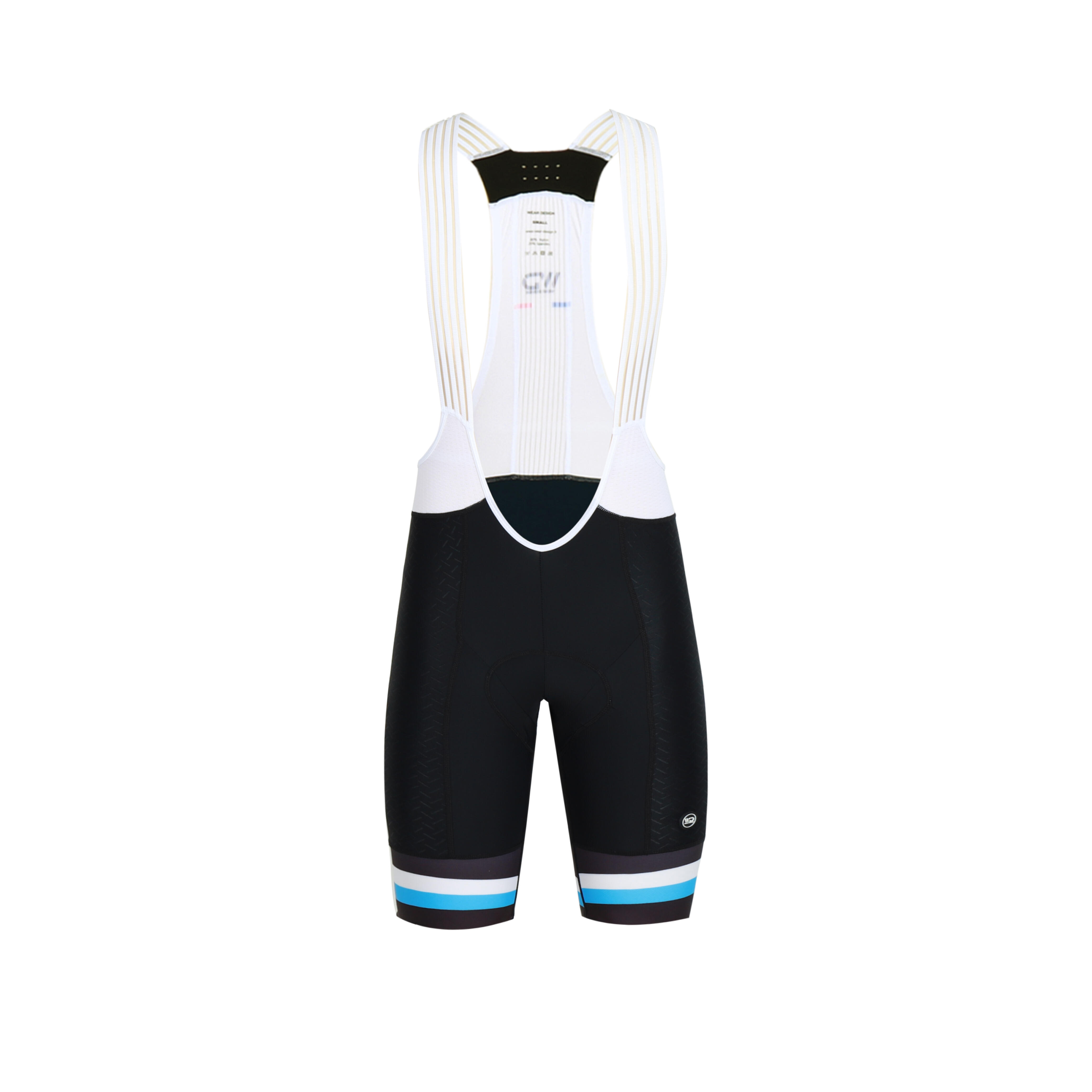 Wear Design - Cuissard Vélo Homme Challenger Noir/bleu - Cuissard De Vélo À Bretelles - Blanc|bleu|noir - 40 M - Decathlon