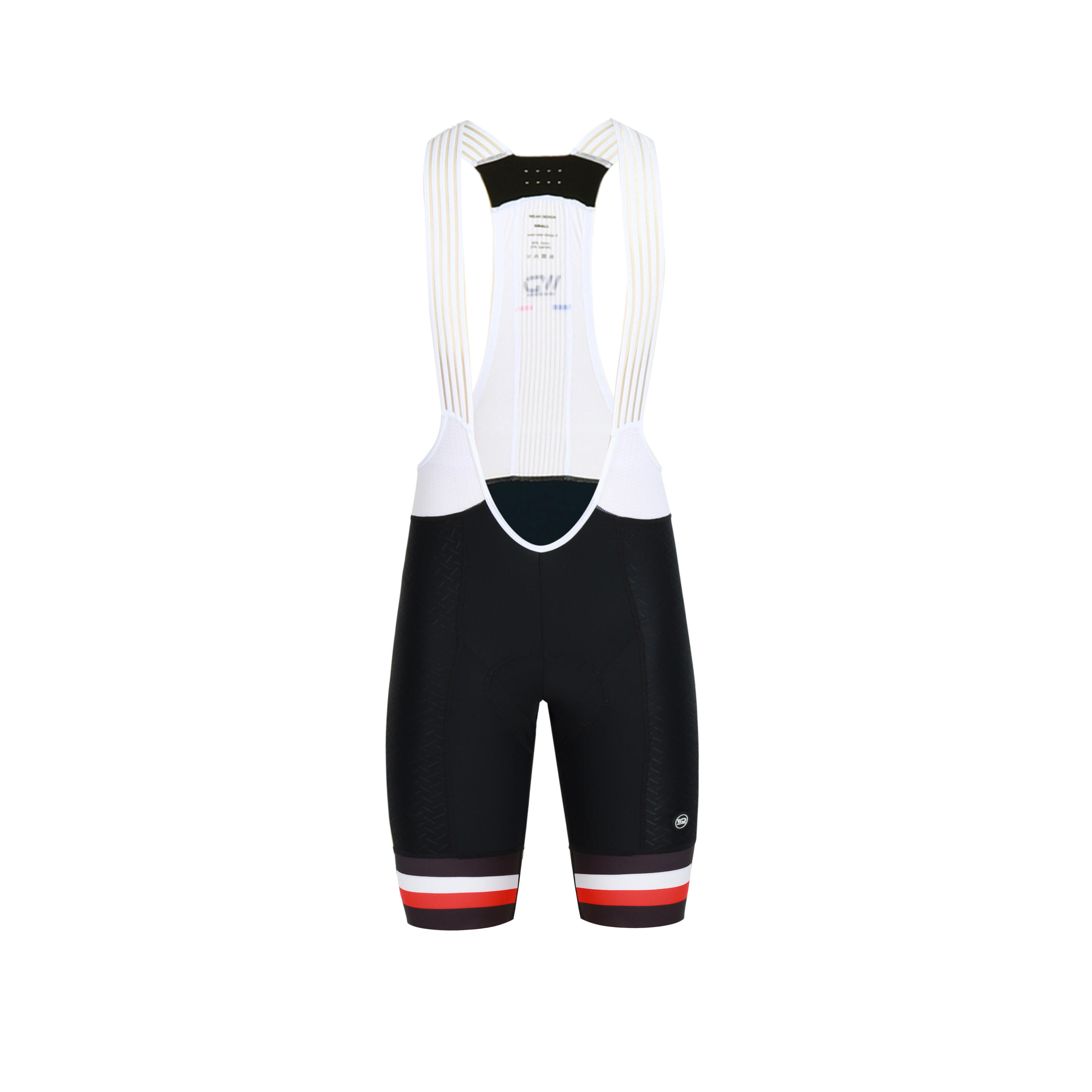 WEAR DESIGN Pantaloncini da ciclismo CHALLENGER da uomo Nero/Rosso