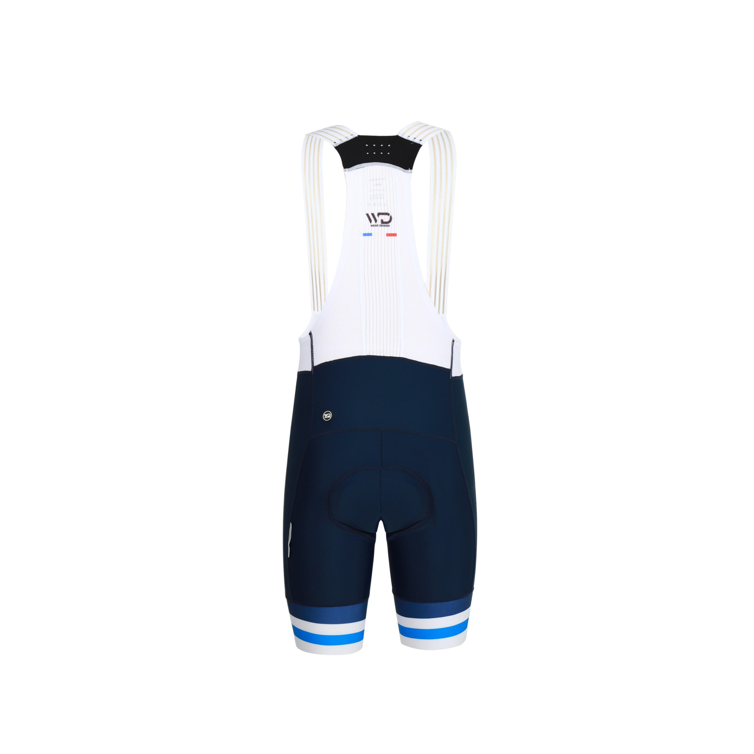 Pantaloncini da ciclismo CHALLENGER da uomo blu/bianco 3/7