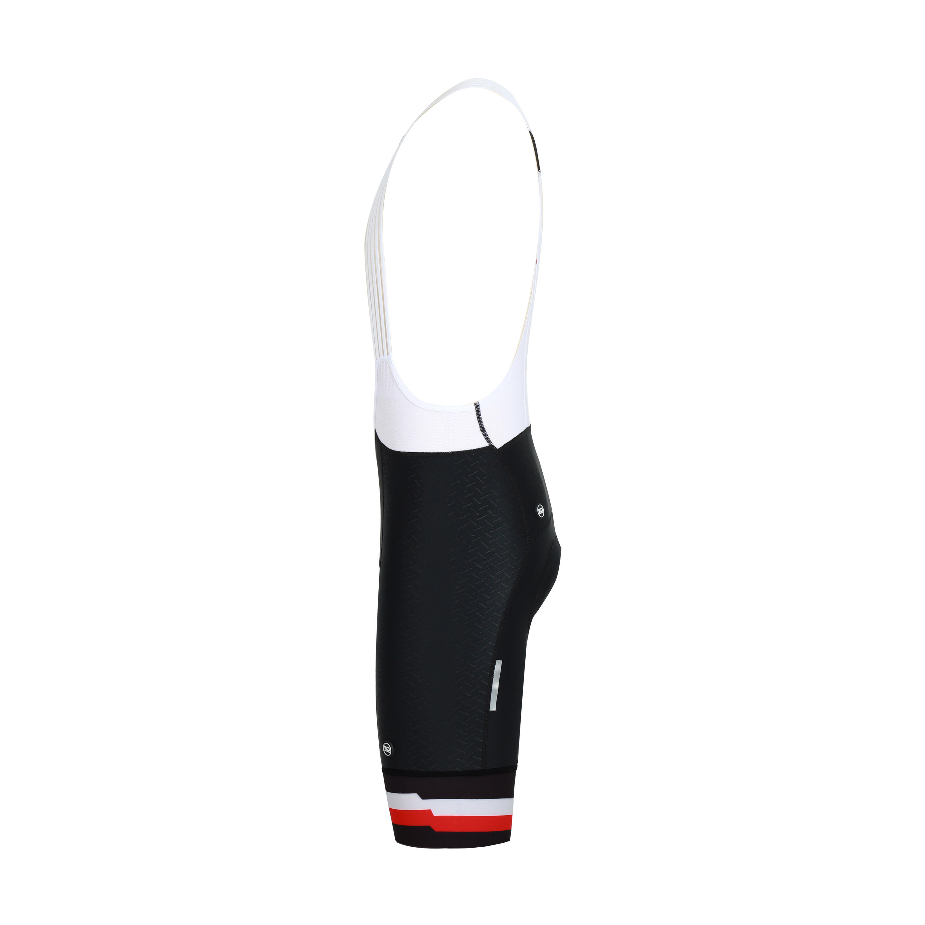 Pantaloncini da ciclismo CHALLENGER da uomo Nero/Rosso 5/7
