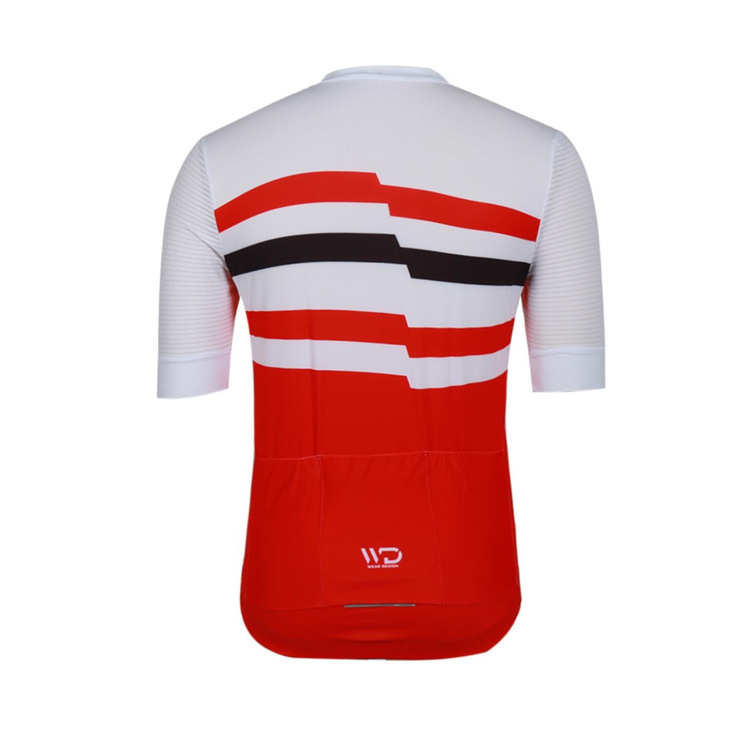 Maglia da ciclismo CHALLENGER uomo bianco/rosso/nero 2/4